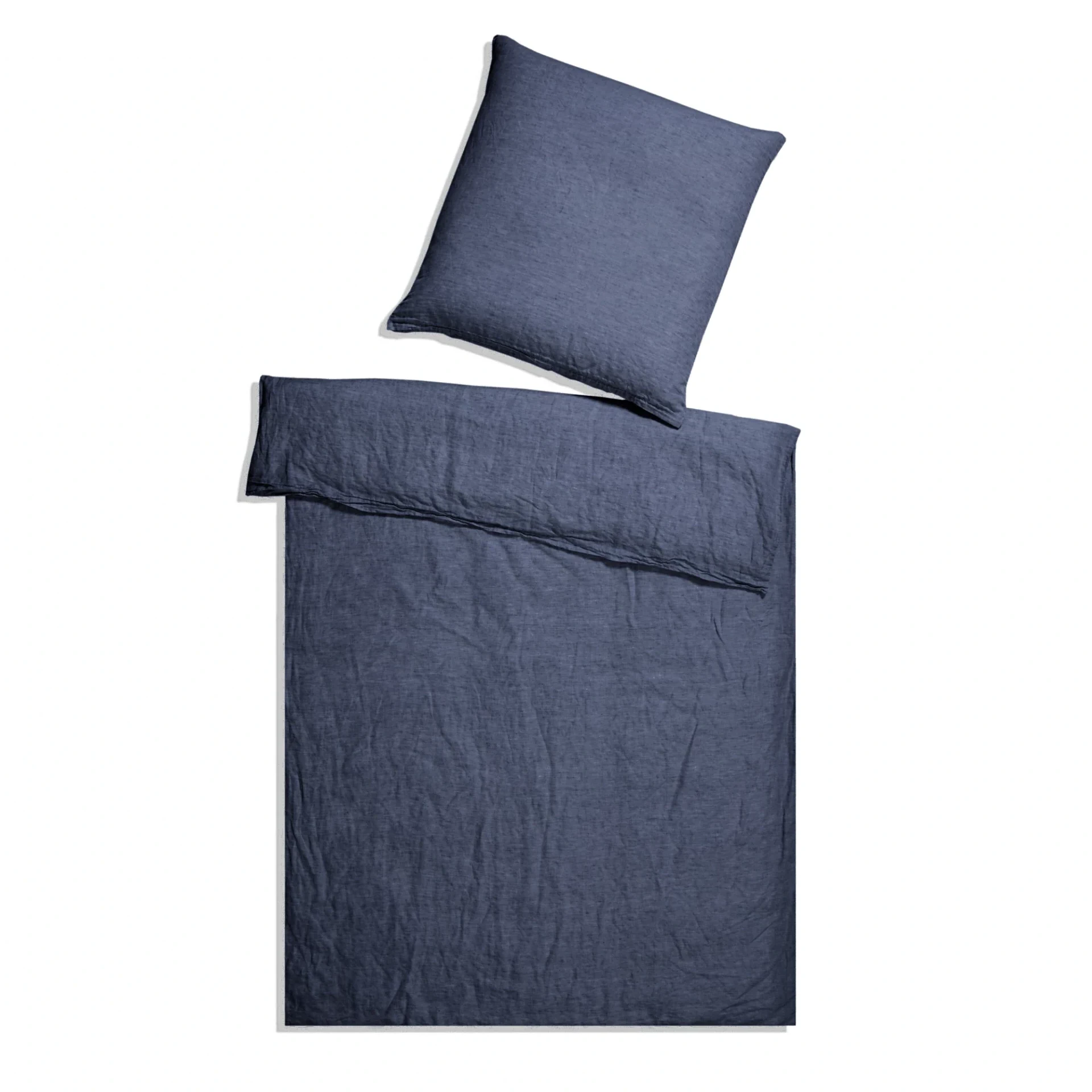 elegante Kinderbettwäsche BREEZEE Halbleinen Marine Produkt elegante Kinderbettwäsche BREEZEE Halbleinen Marine