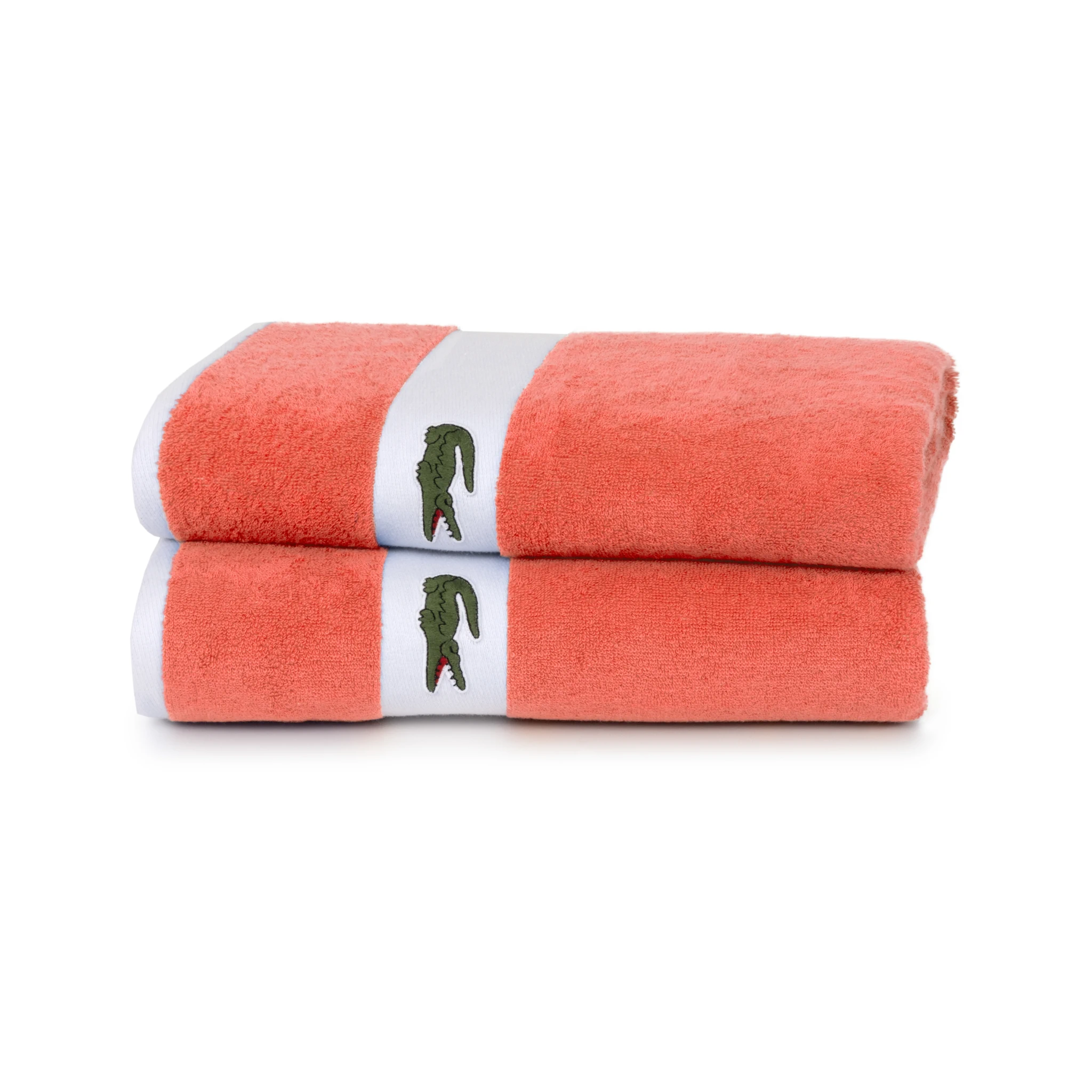 Lacoste Handtuch L CASUAL Papaye Produktbild Lacoste Handtuch L CASUAL Papaye