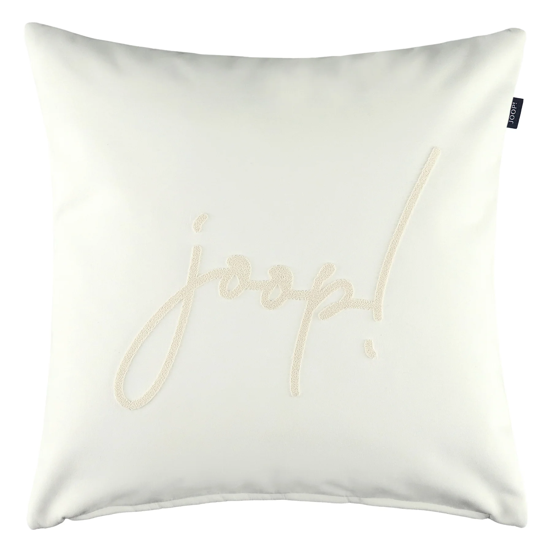 JOOP! Dekokissen LABEL Creme