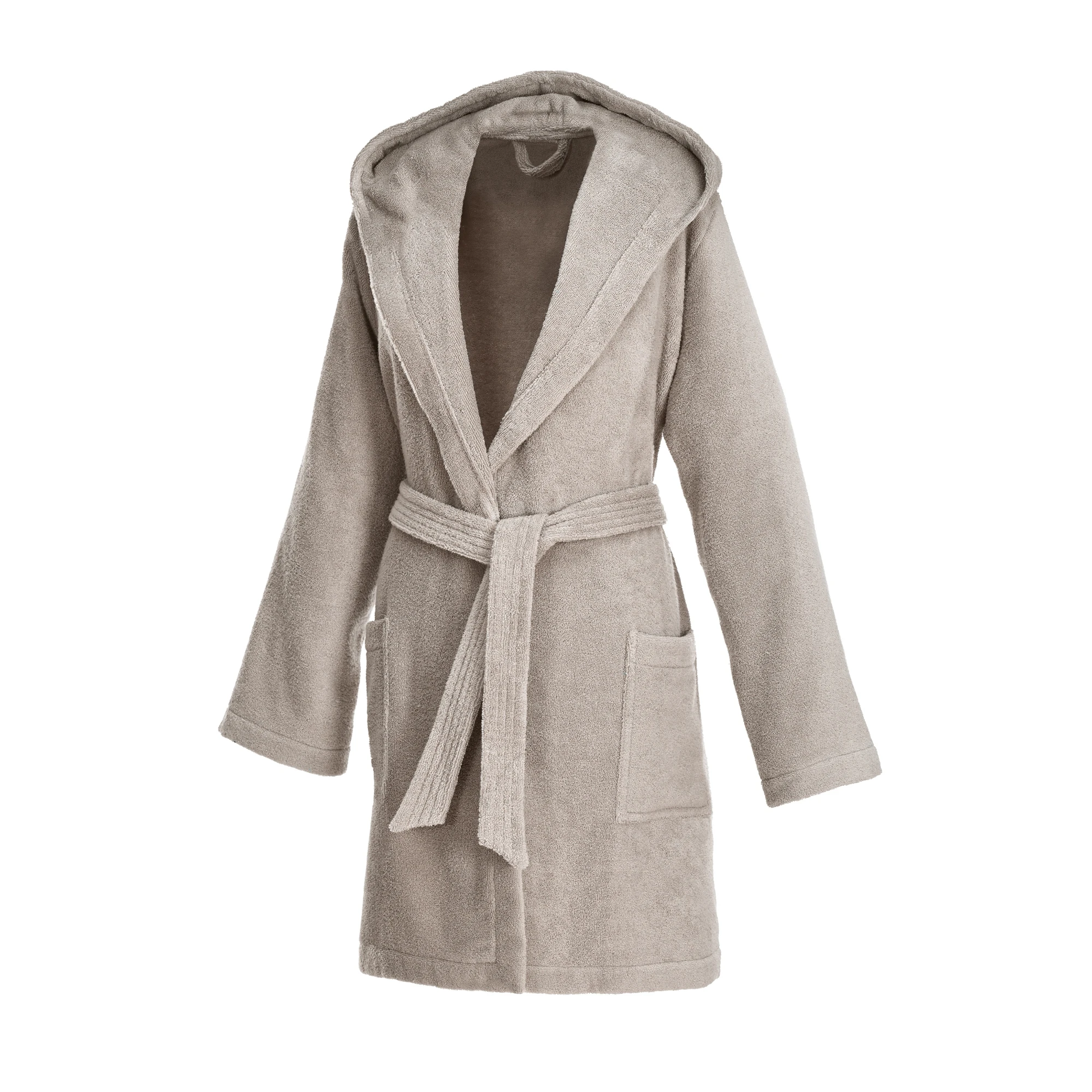 Weseta Bademantel Damen DREAMFLOR Mit Kapuze Kurz Sand Produkt Weseta Bademantel Damen DREAMFLOR Mit Kapuze Kurz Sand
