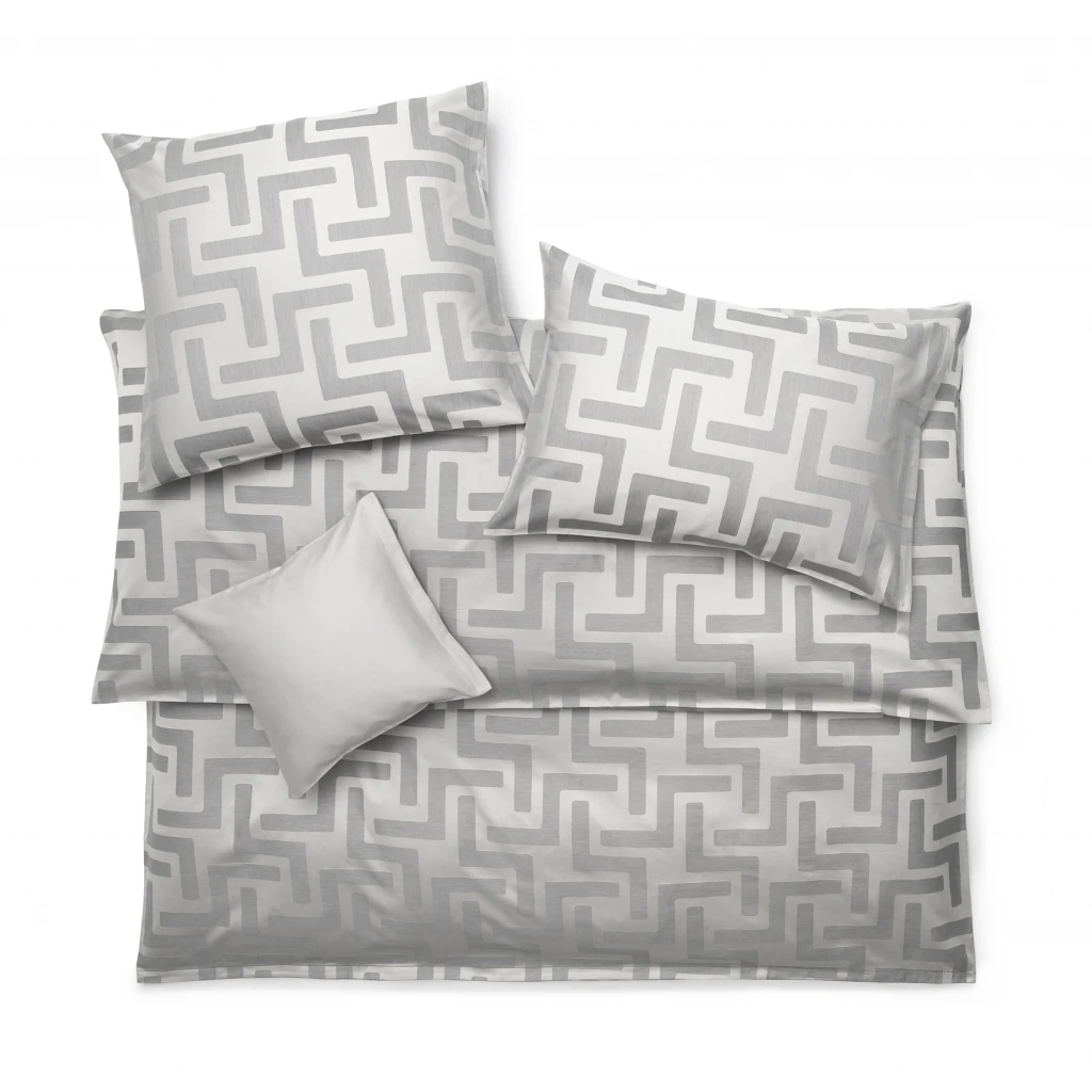 Zimmer + Rohde Bettwäsche MAZE Jacquard Deluxe Noir Produkt Zimmer + Rohde Bettwäsche MAZE Jacquard Deluxe Noir