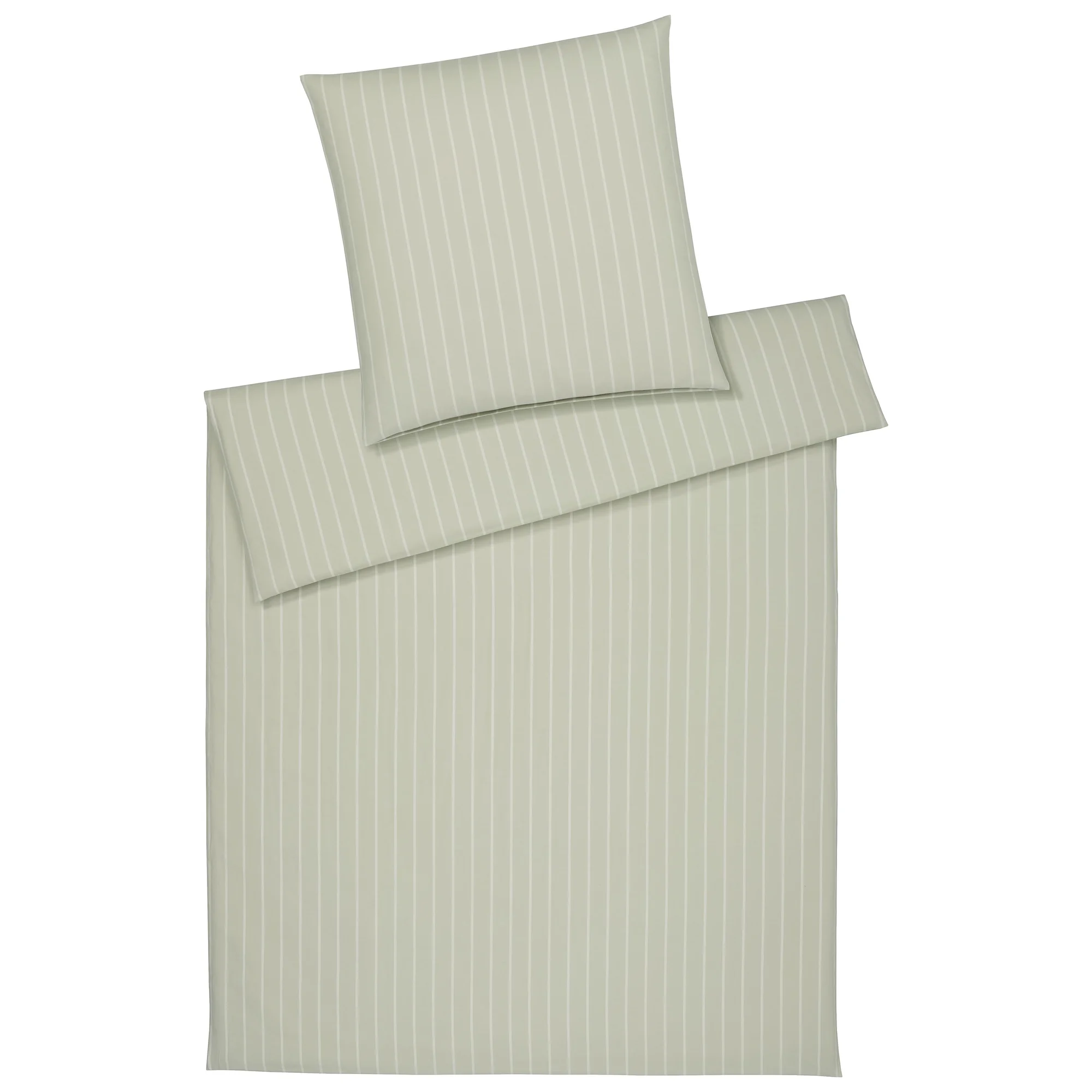 elegante Bettwäsche WINSTON Flanell Pastellgrün Produkt elegante Bettwäsche WINSTON Flanell Pastellgrün