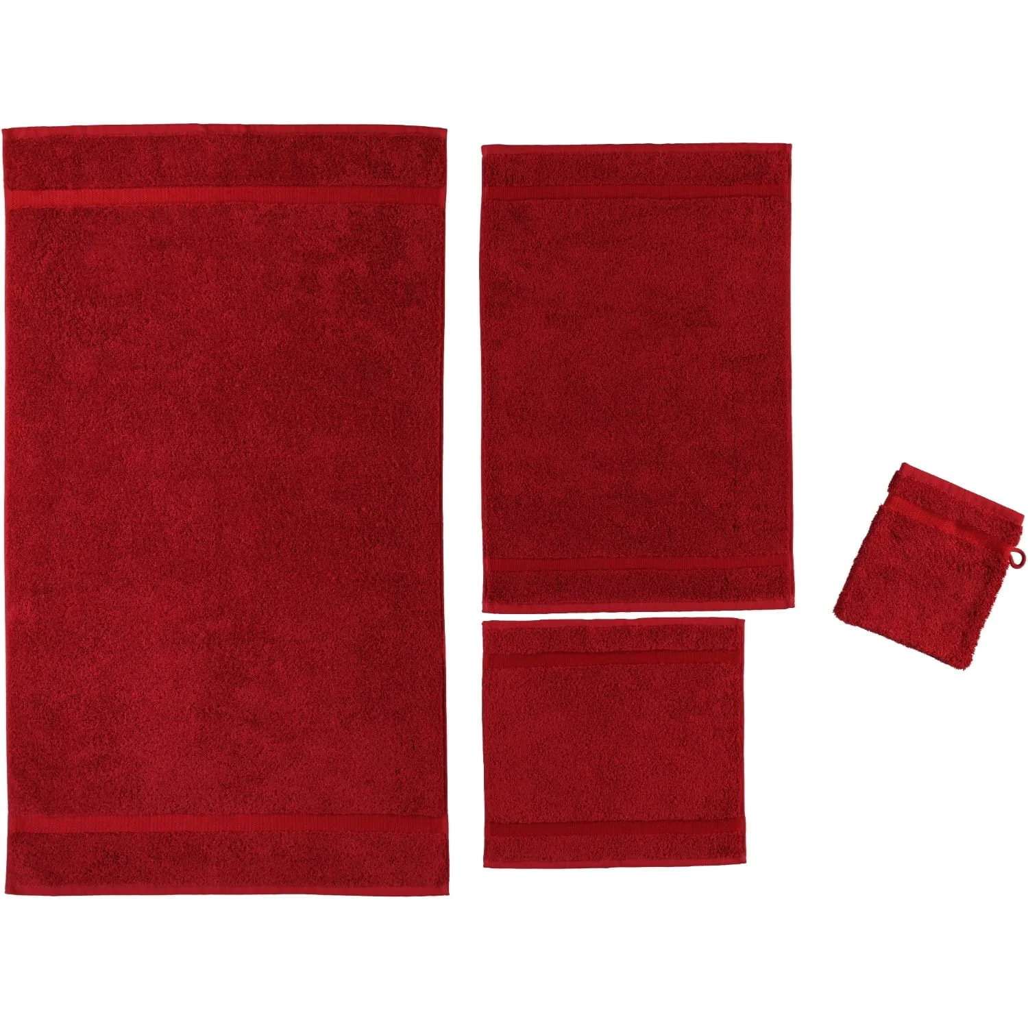 Rhomtuft PRINCESS Towels Cardinal