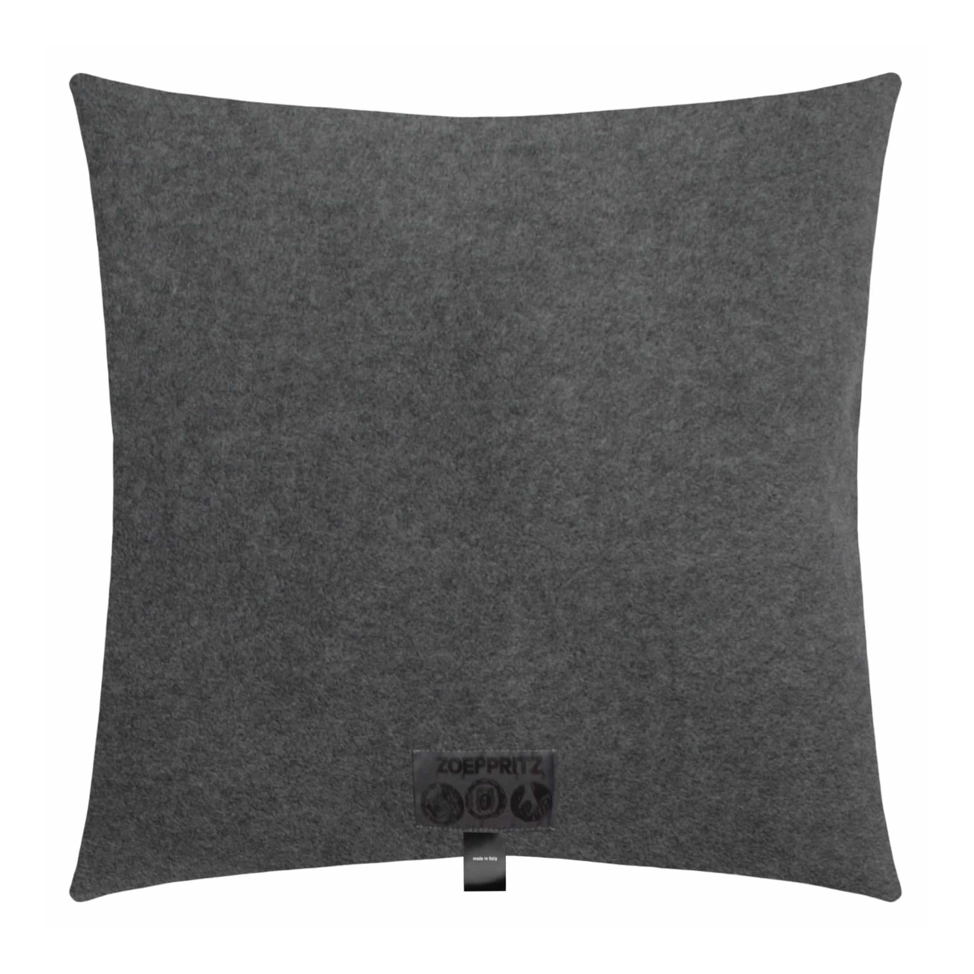 Zoeppritz Decorative Cushion SOFT-FLEECE Medium Grey