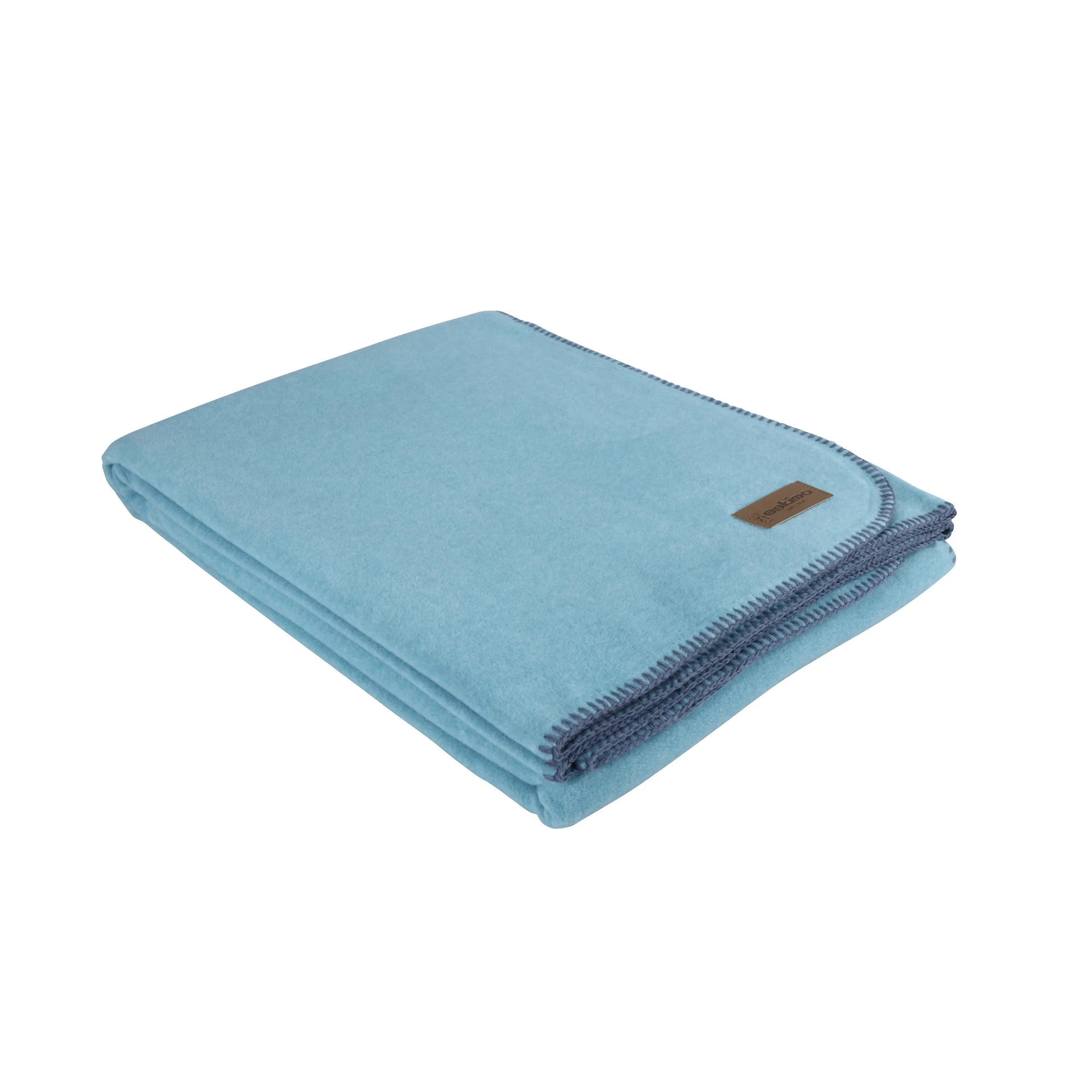 Eskimo Kuscheldecke EDEL VELOURS Acqua Produktbild Eskimo Kuscheldecke EDEL VELOURS Acqua
