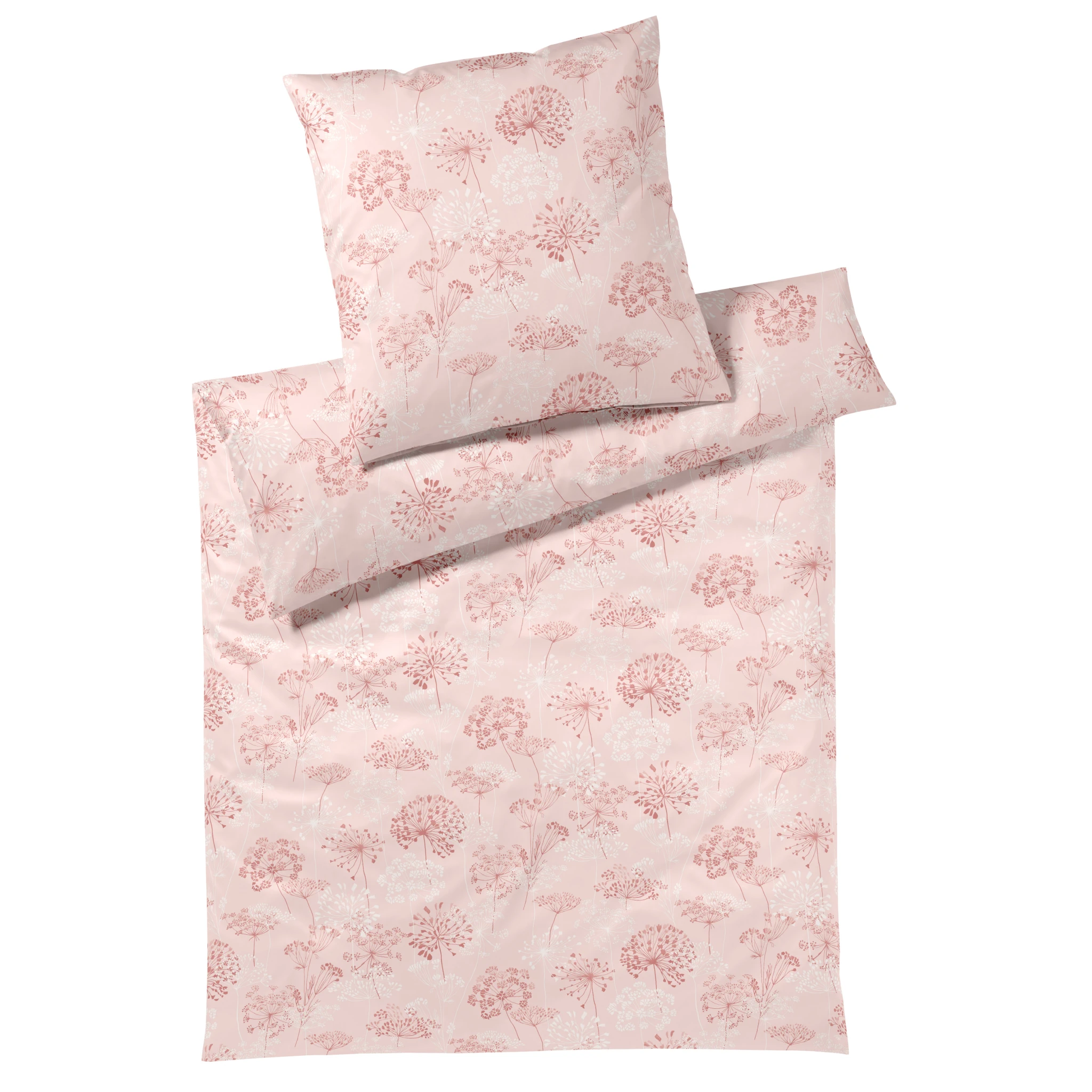 elegante Bettwäsche MEADOW Jersey Koralle