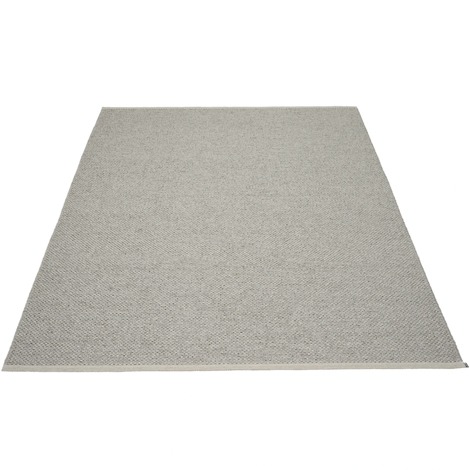 pappelina teppich svea warm grey granit metallic