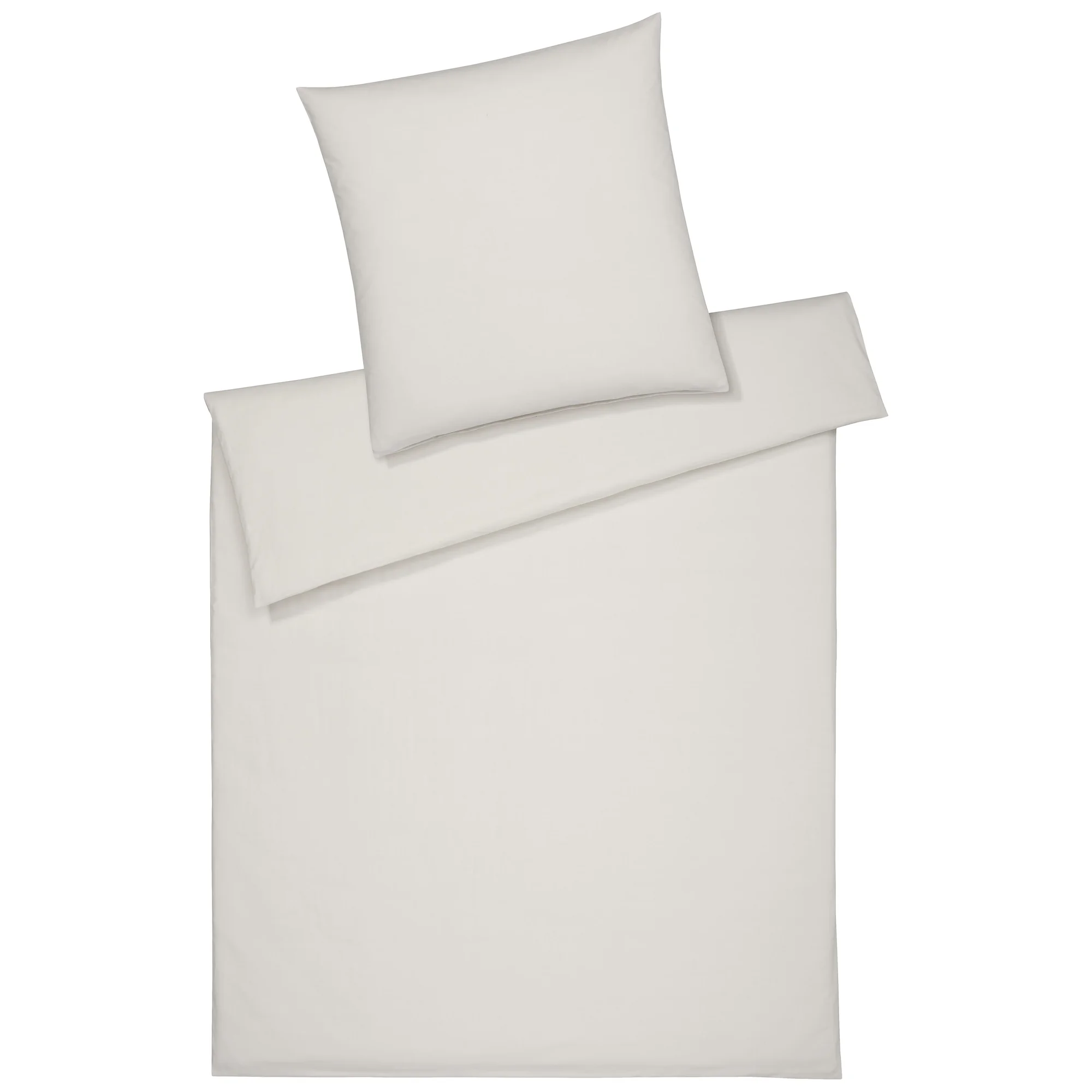 elegante Bettwäsche MONO Flanell Creme