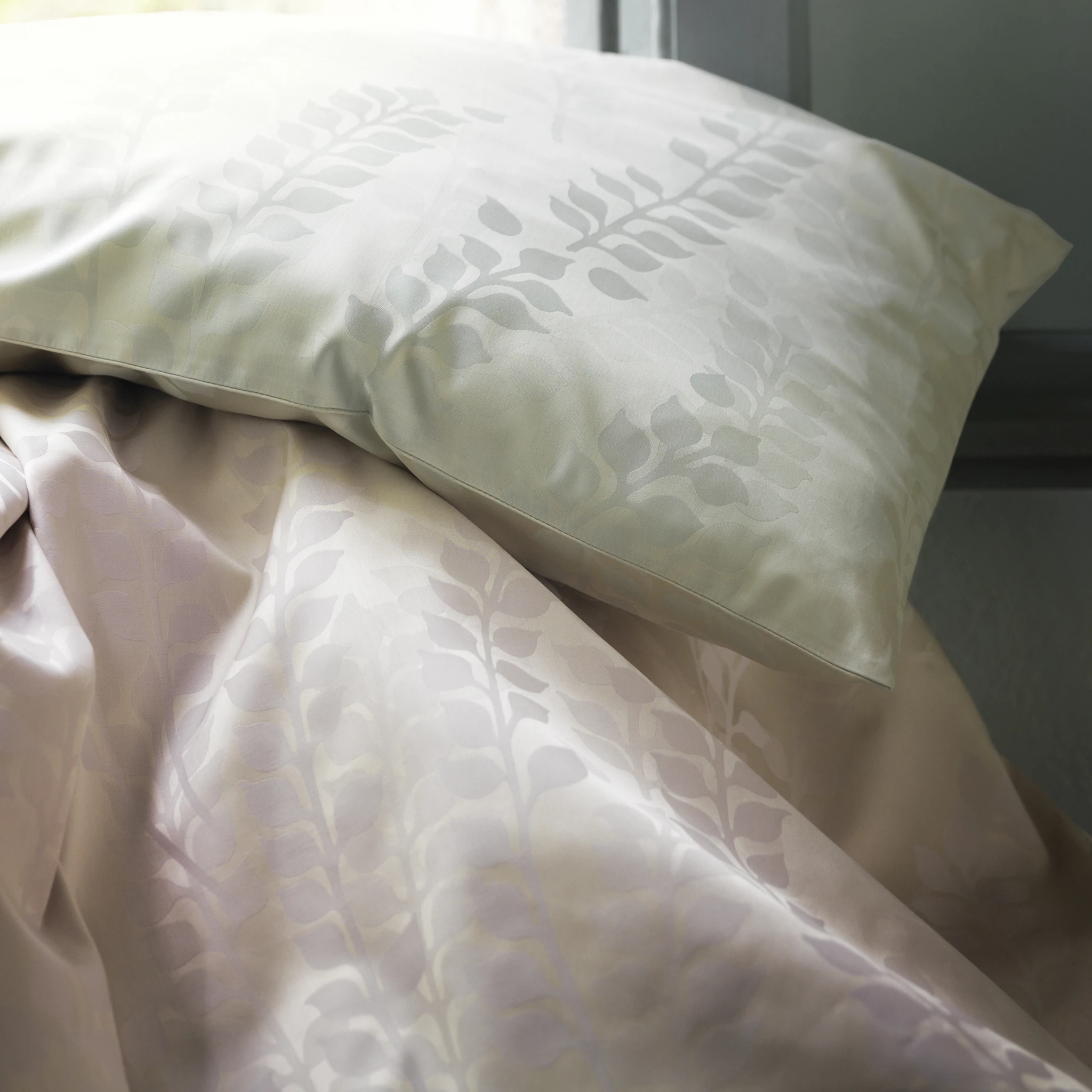 Zimmer + Rohde Bettwäsche TROPICAL LEAF Jacquard Deluxe Vert Zimmer + Rohde Bettwäsche TROPICAL LEAF Jacquard Deluxe Vert