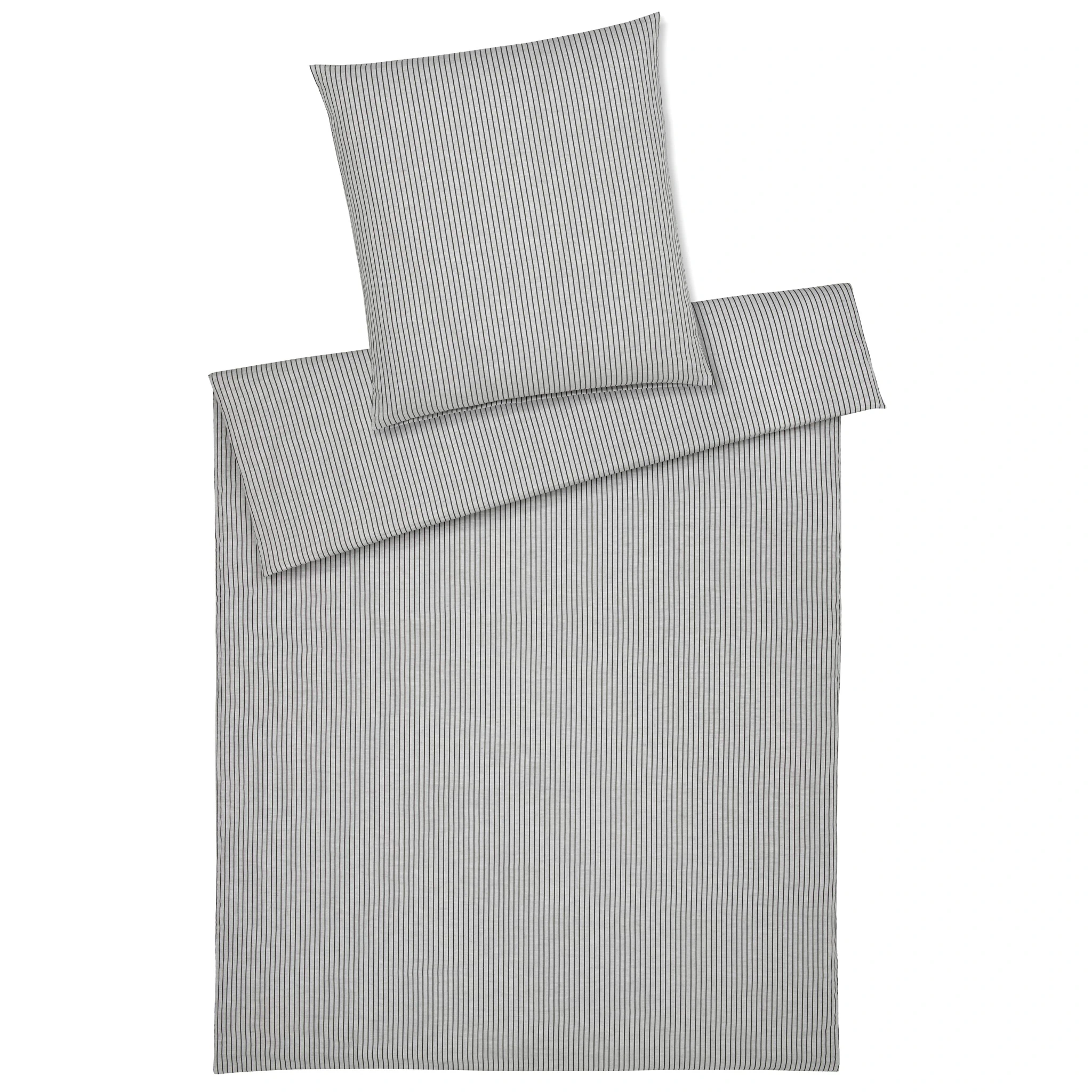 elegante Bettwäsche COZY Halbleinen Hellgrau Produktbild elegante Bettwäsche COZY Halbleinen Hellgrau