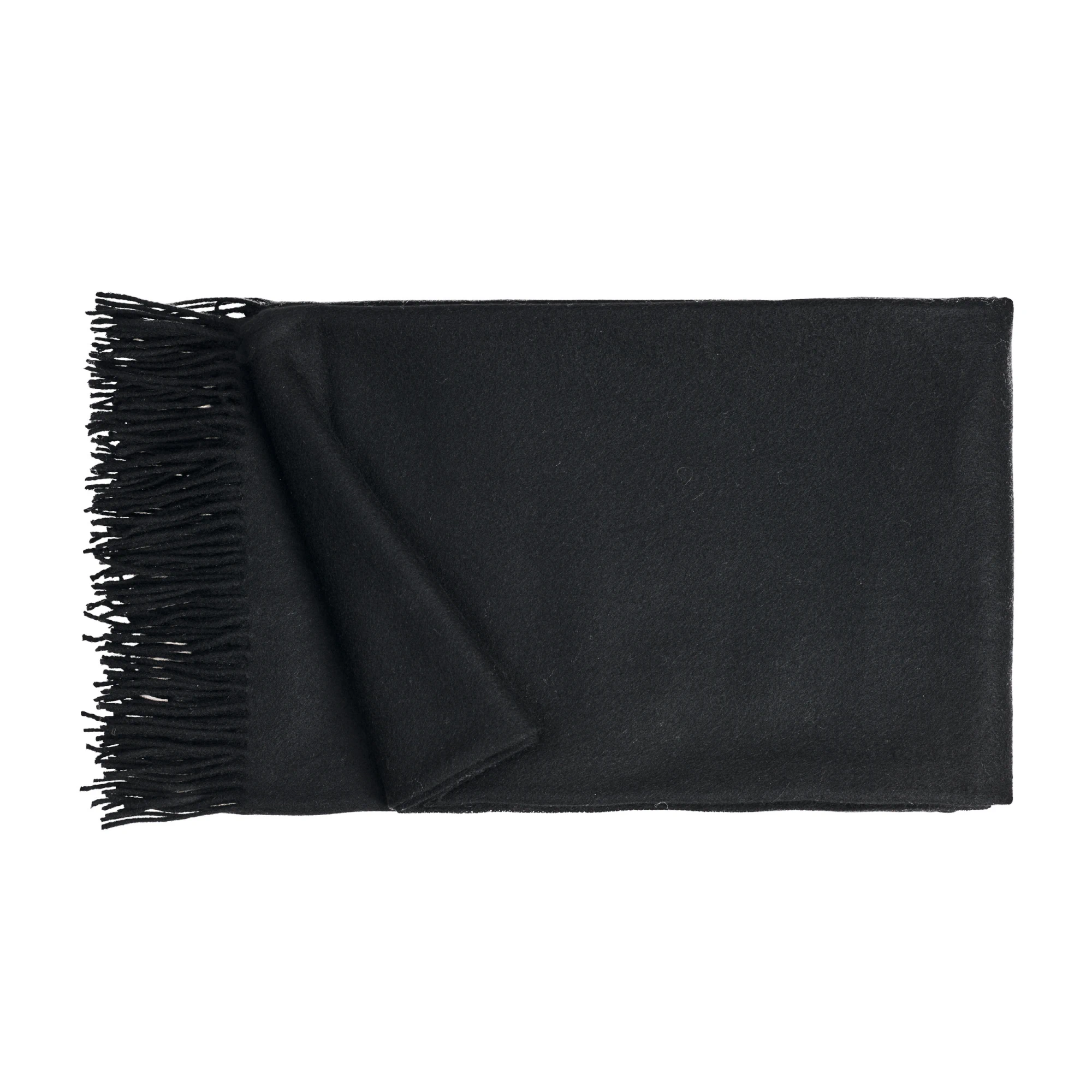 Fischbacher 1819 Kuscheldecke NOMAD YAK Yakwolle Schwarz