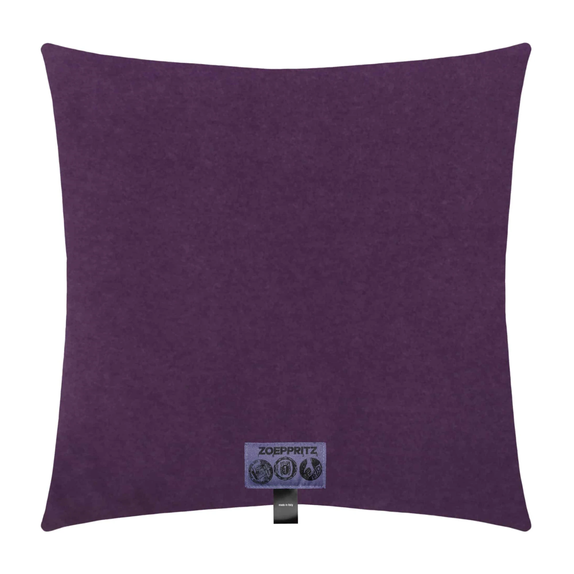 Zoeppritz Dekokissen SOFT-FLEECE Aubergine Produktbild Zoeppritz Dekokissen SOFT-FLEECE Aubergine