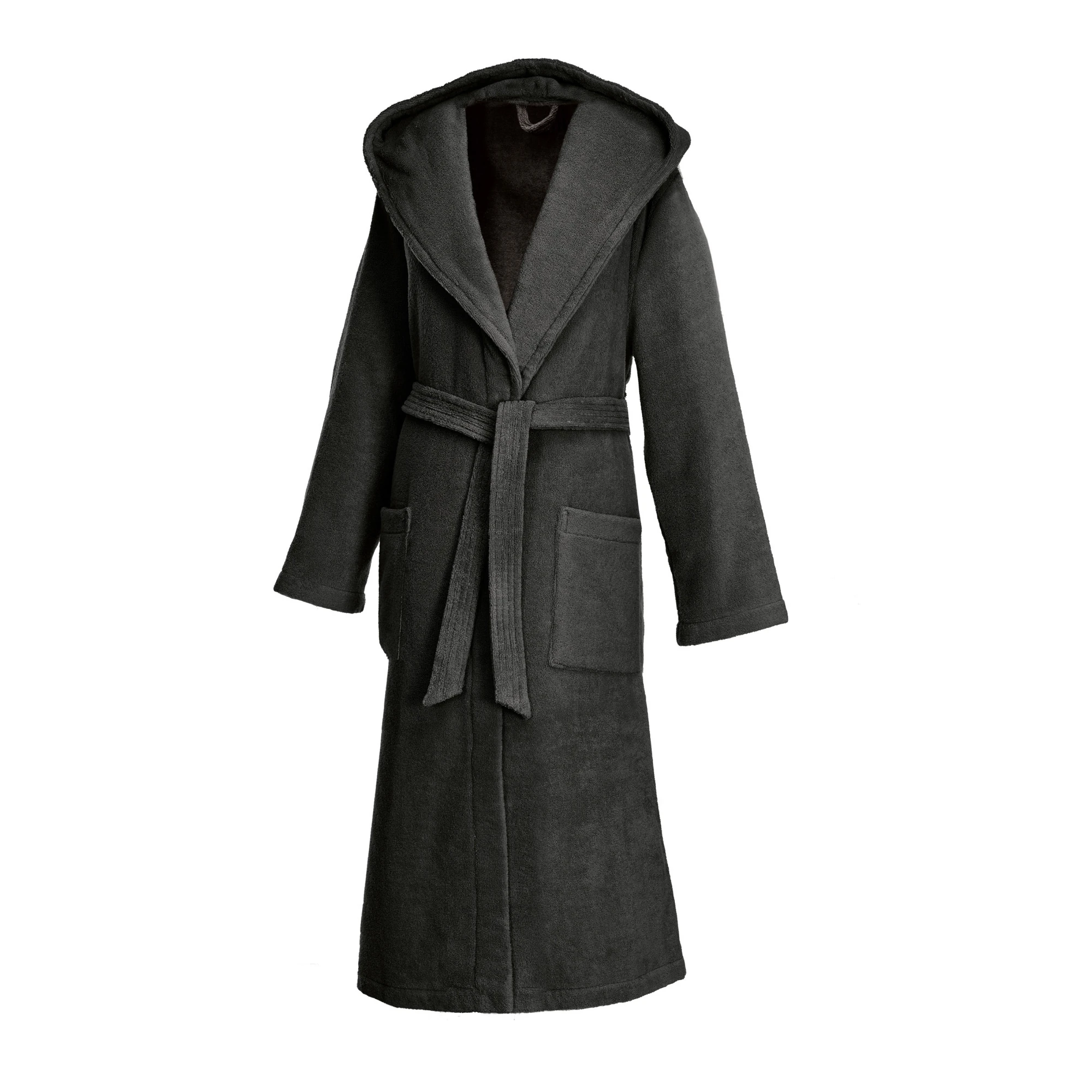 Weseta Bademantel DREAMFLOR Mit Kapuze Anthrazit Produktbild Weseta Bademantel DREAMFLOR Mit Kapuze Anthrazit