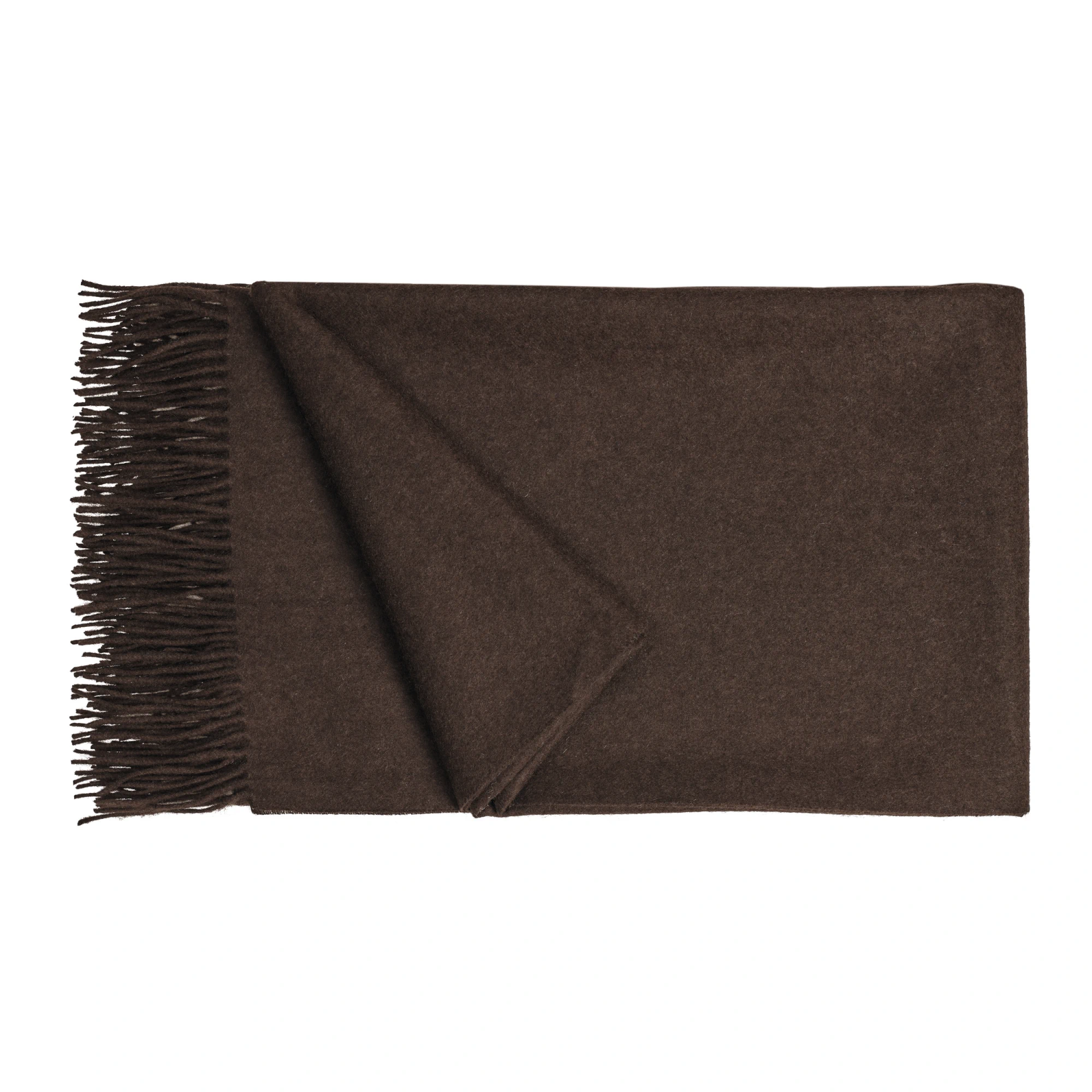 Fischbacher 1819 Kuscheldecke NOMAD YAK Yakwolle Braun