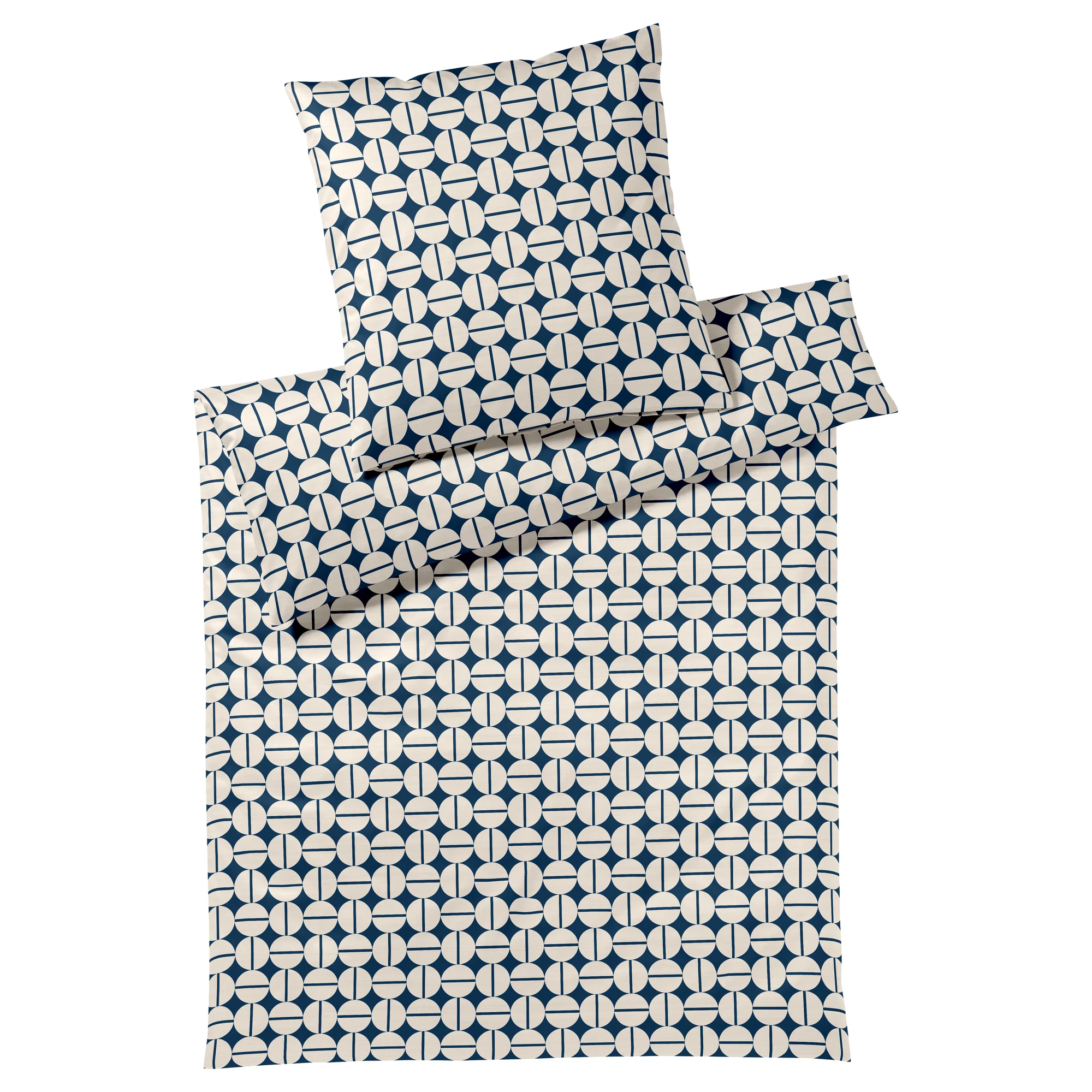 elegante Bettwäsche SOHO Jersey Dunkelblau
