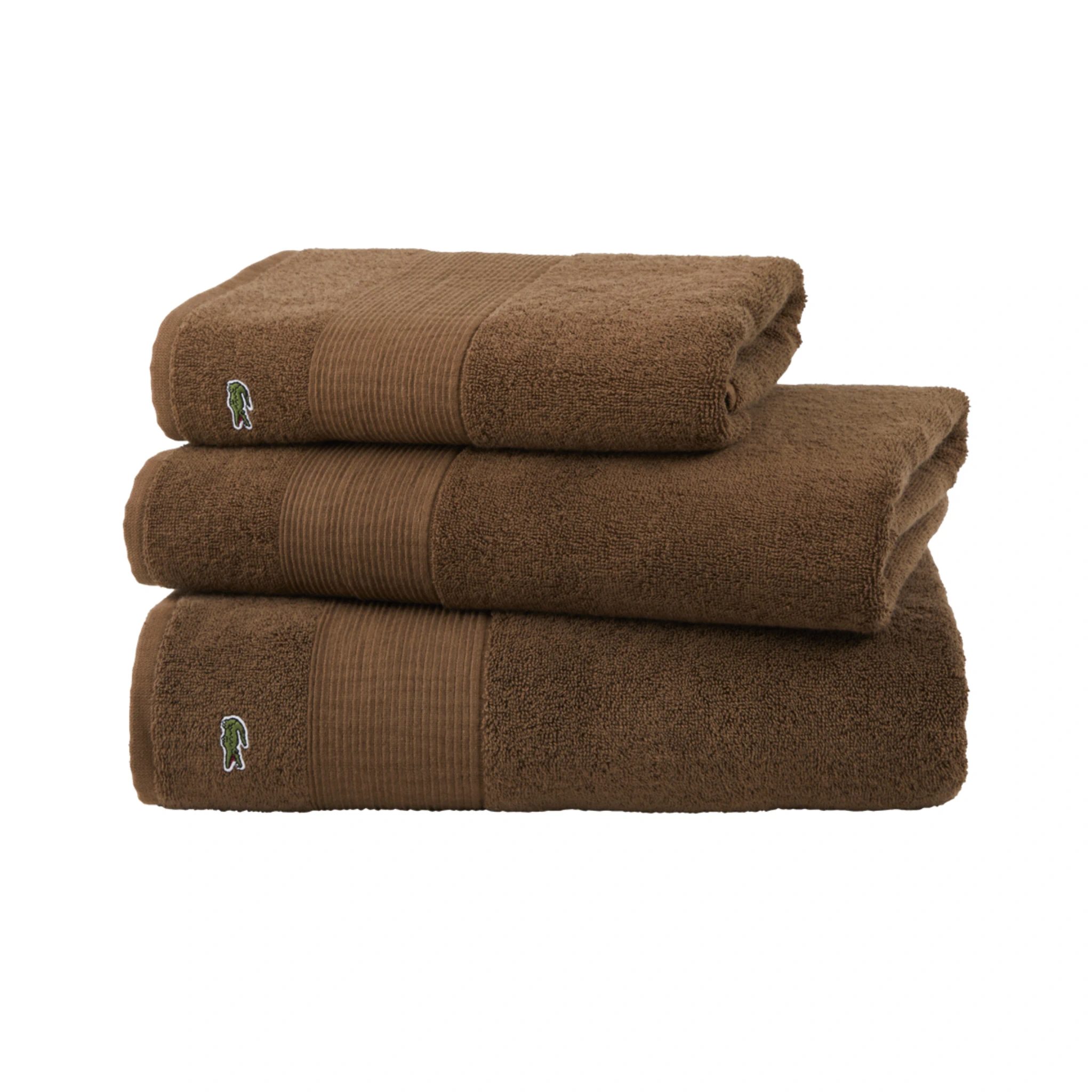Lacoste Handtuch L LE CROCO Pecan