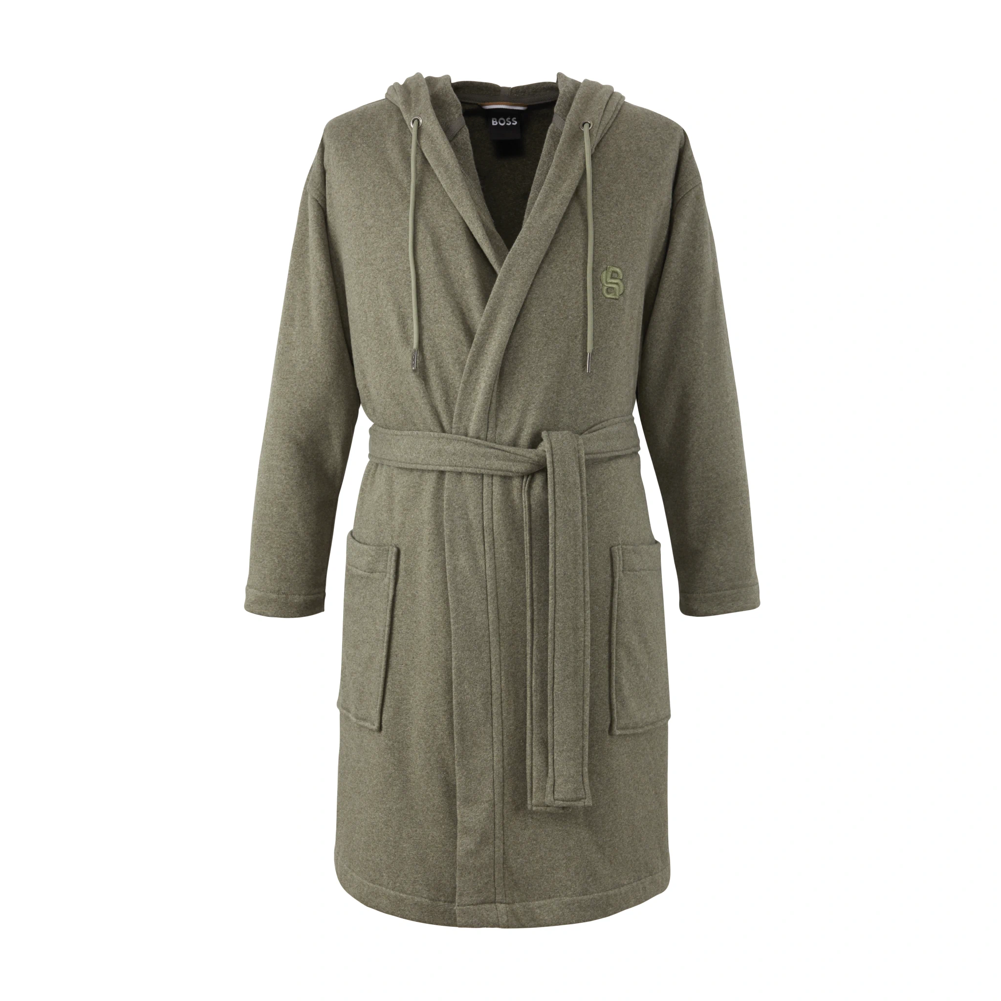 Hugo Boss Bademantel Unisex EVENING Khaki Produktbild Hugo Boss Bademantel Unisex EVENING Khaki
