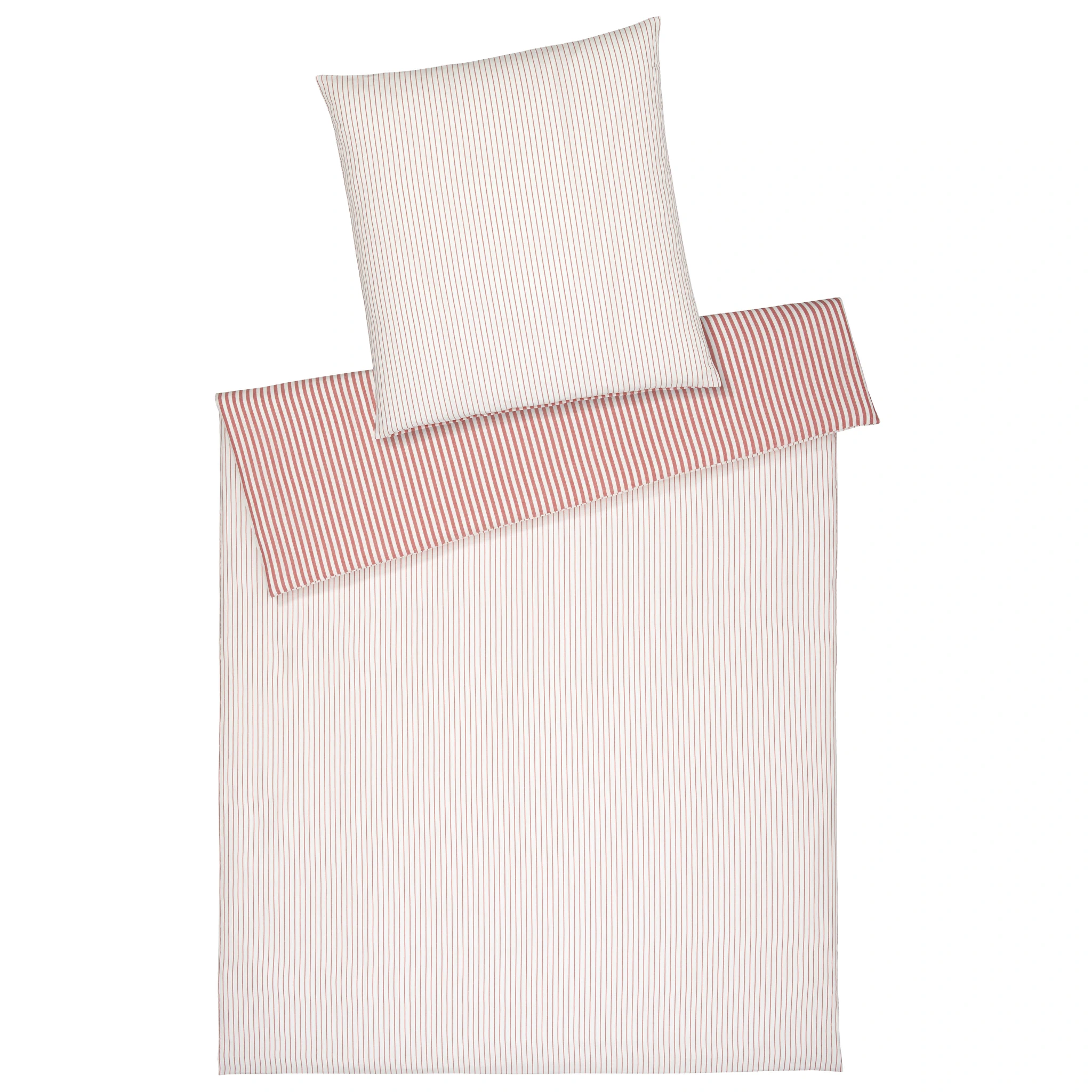 elegante Bettwäsche BOLD Halbleinen Wassermelone Produktbild elegante Bettwäsche BOLD Halbleinen Wassermelone