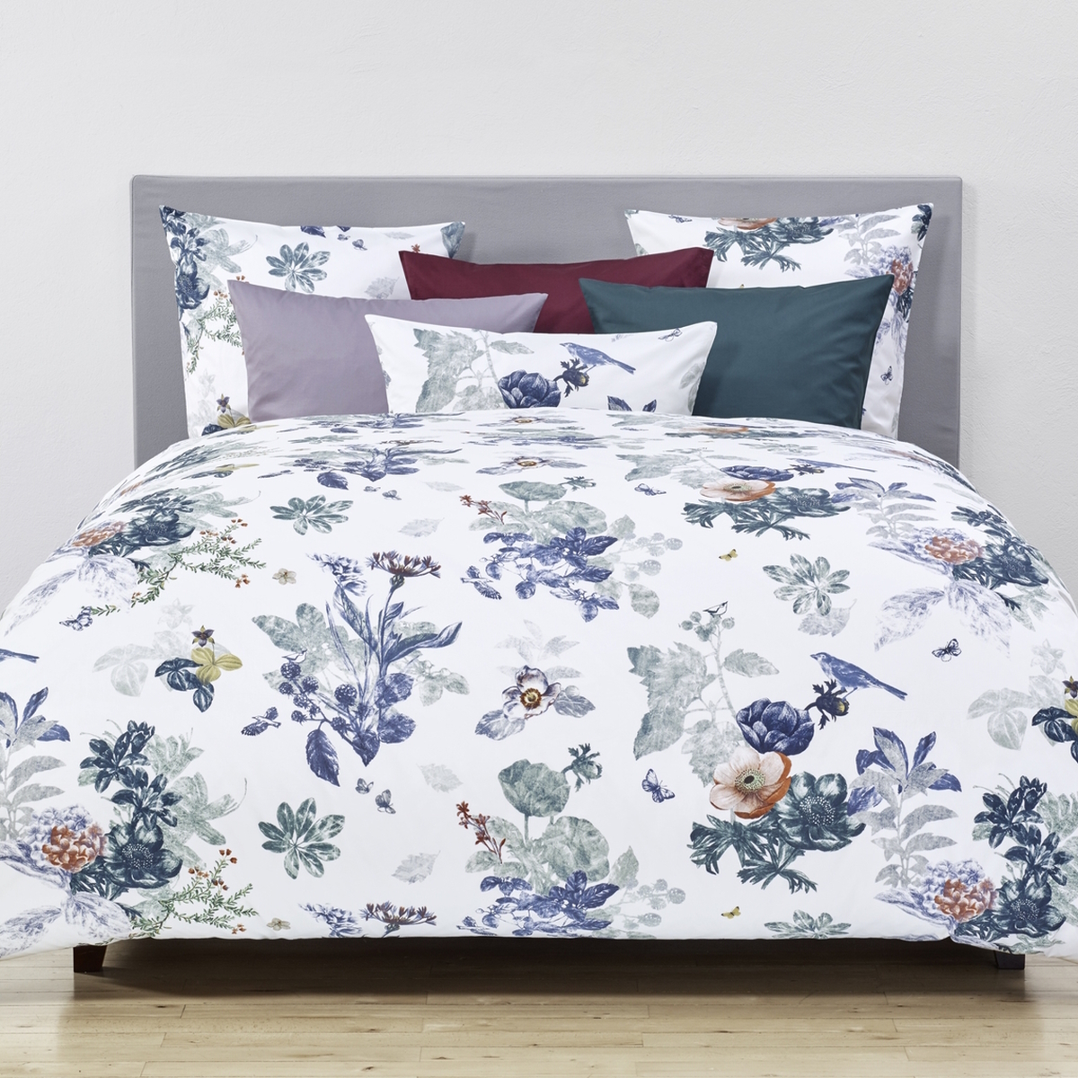 Christian Fischbacher Bettwäsche FLORALPIN Satin Grün