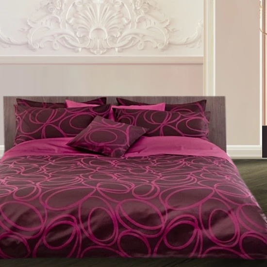 Zimmer + Rohde Bettwäsche MOVE Jacquard Deluxe Framboise
