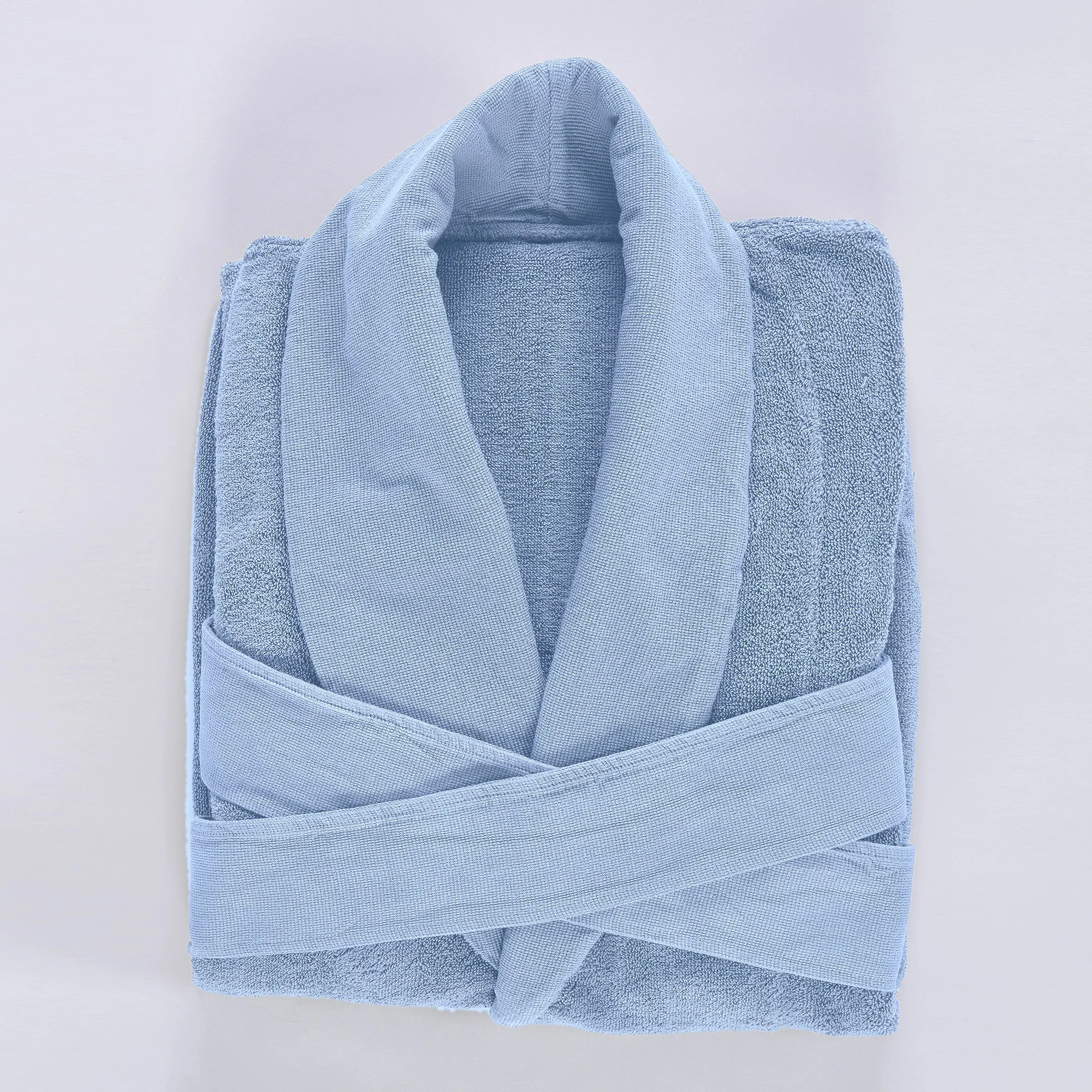 Abyss & Habidecor Bademantel AMIGO Powder Blue