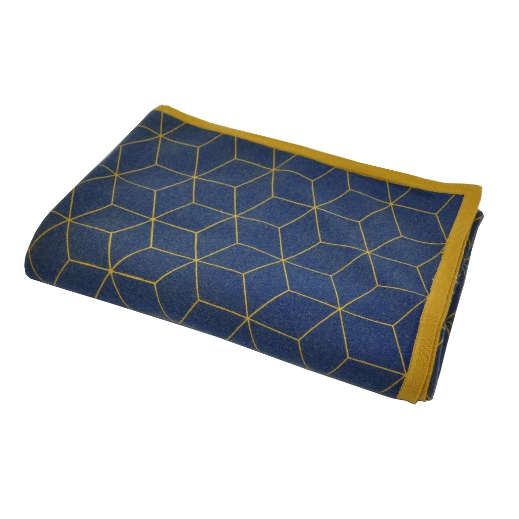 Peppa Grace Plaid MONA Cashmere Blau