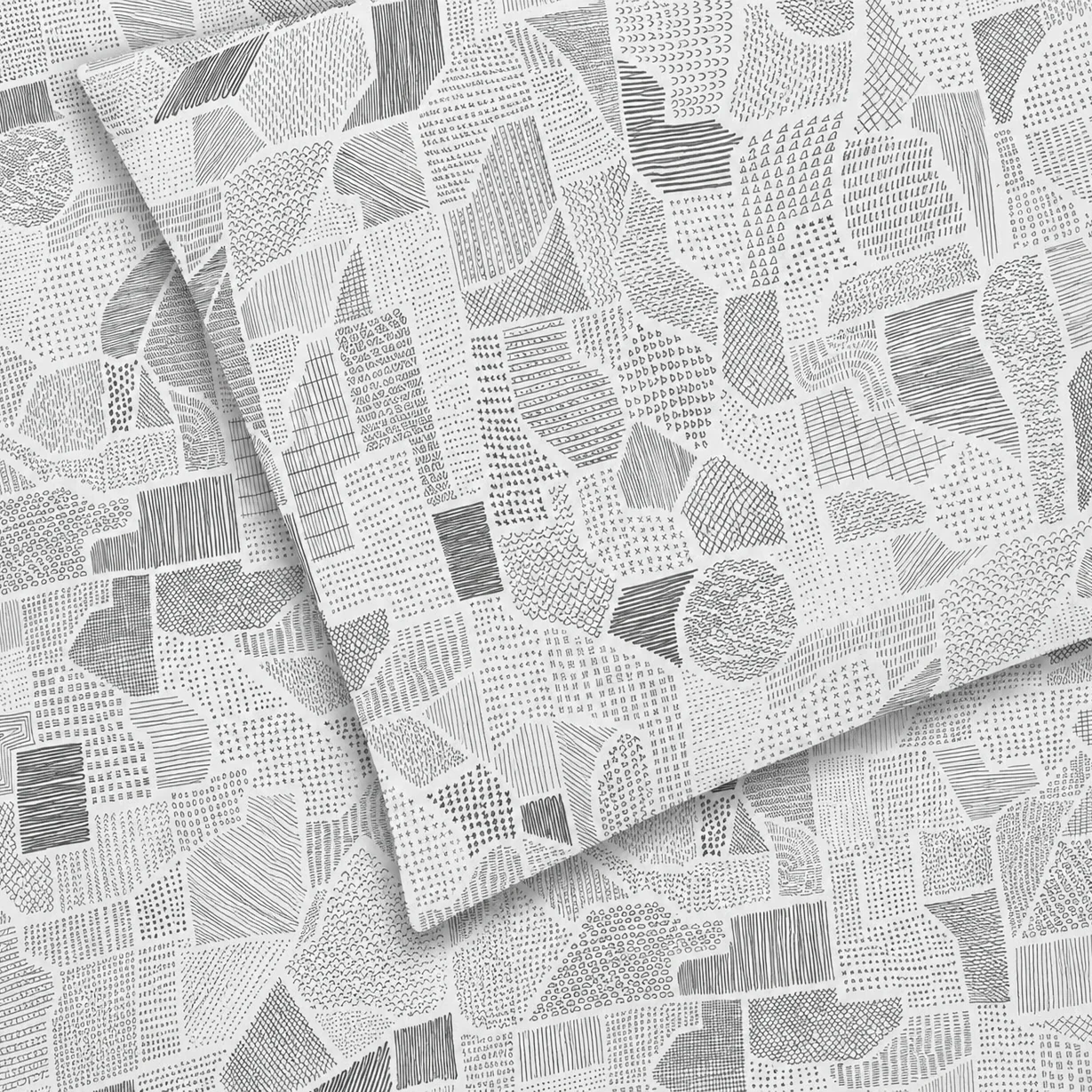 Christian Fischbacher Bed Linen FROM ABOVE Percale Grey product picture Christian Fischbacher Bed Linen FROM ABOVE Percale Grey