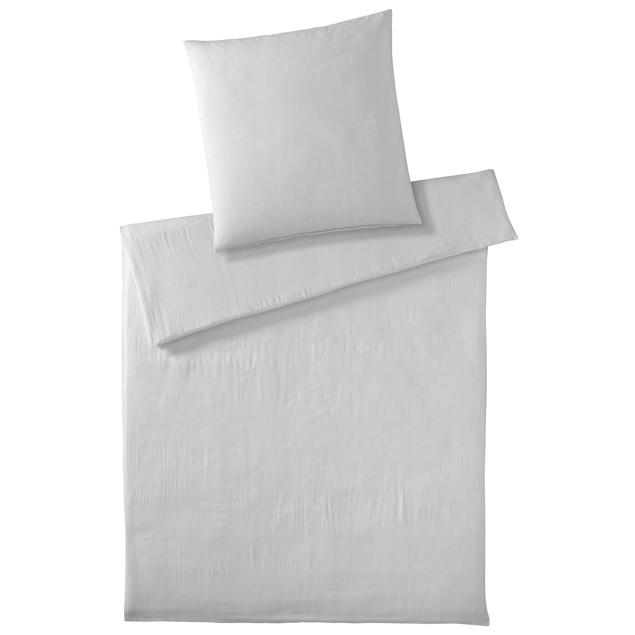 elegante Bettwäsche SMOOTH Musselin Stein Produktbild elegante Bettwäsche SMOOTH Musselin Stein