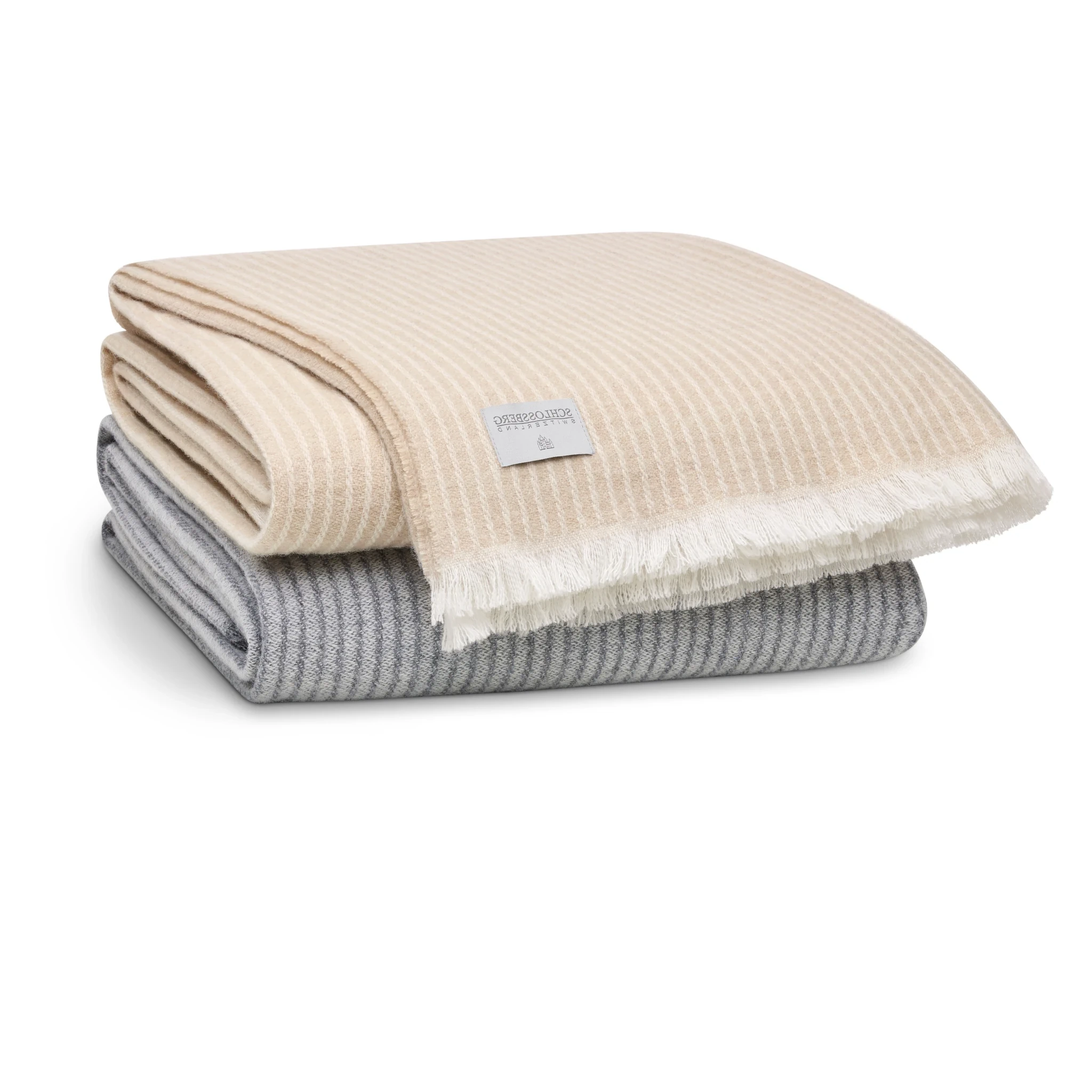 Schlossberg Plaid ELIAS Wolle Beige Produkt 3 Schlossberg Plaid ELIAS Wolle Beige 3