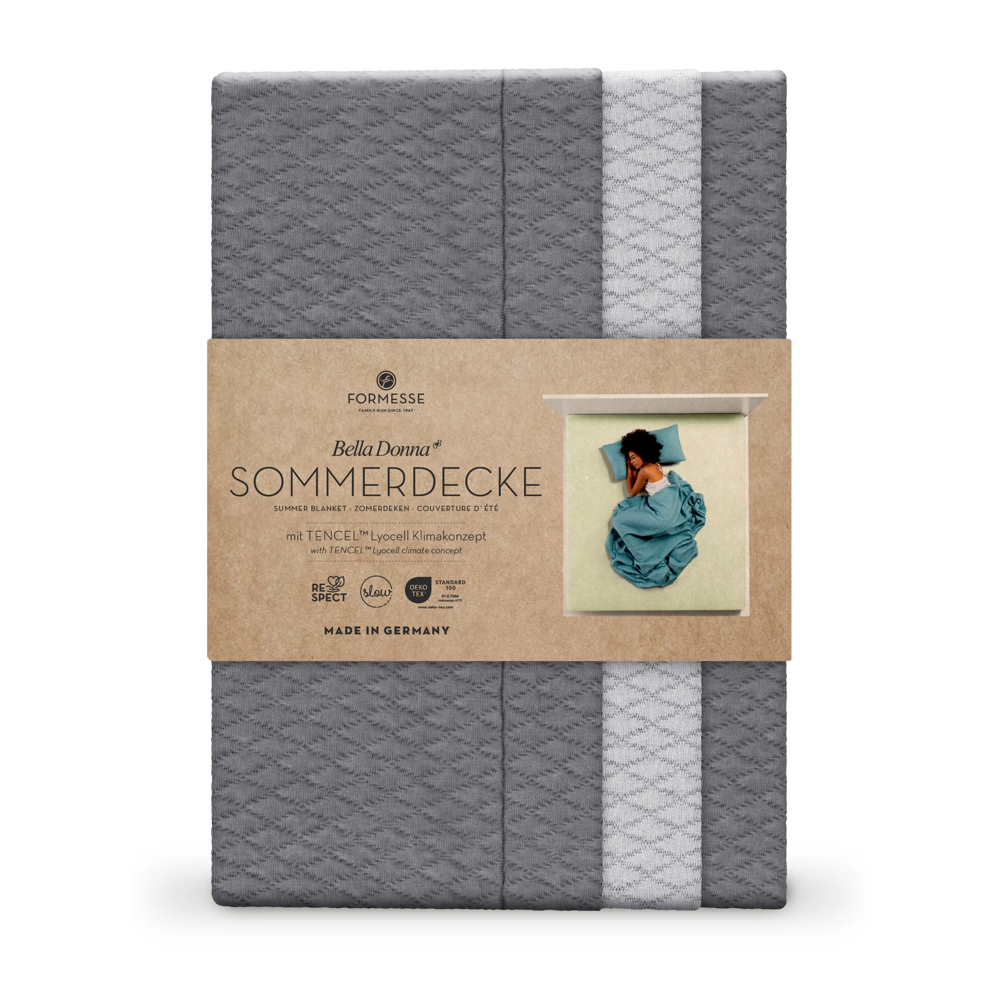 Formesse Sommerdecke BELLA DONNA Hellanthrazit