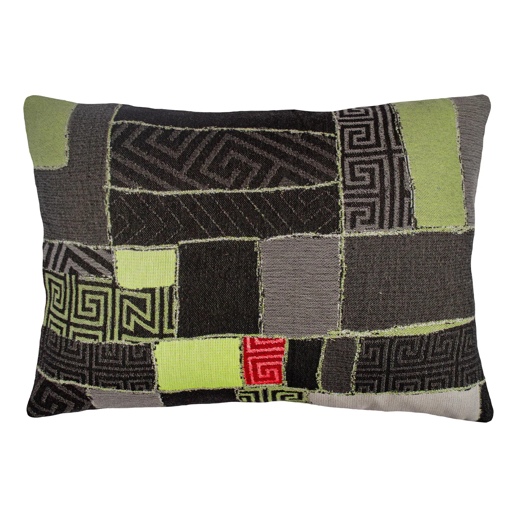 Zoeppritz Decorative Cushion LEGACY CUT Cotton Green