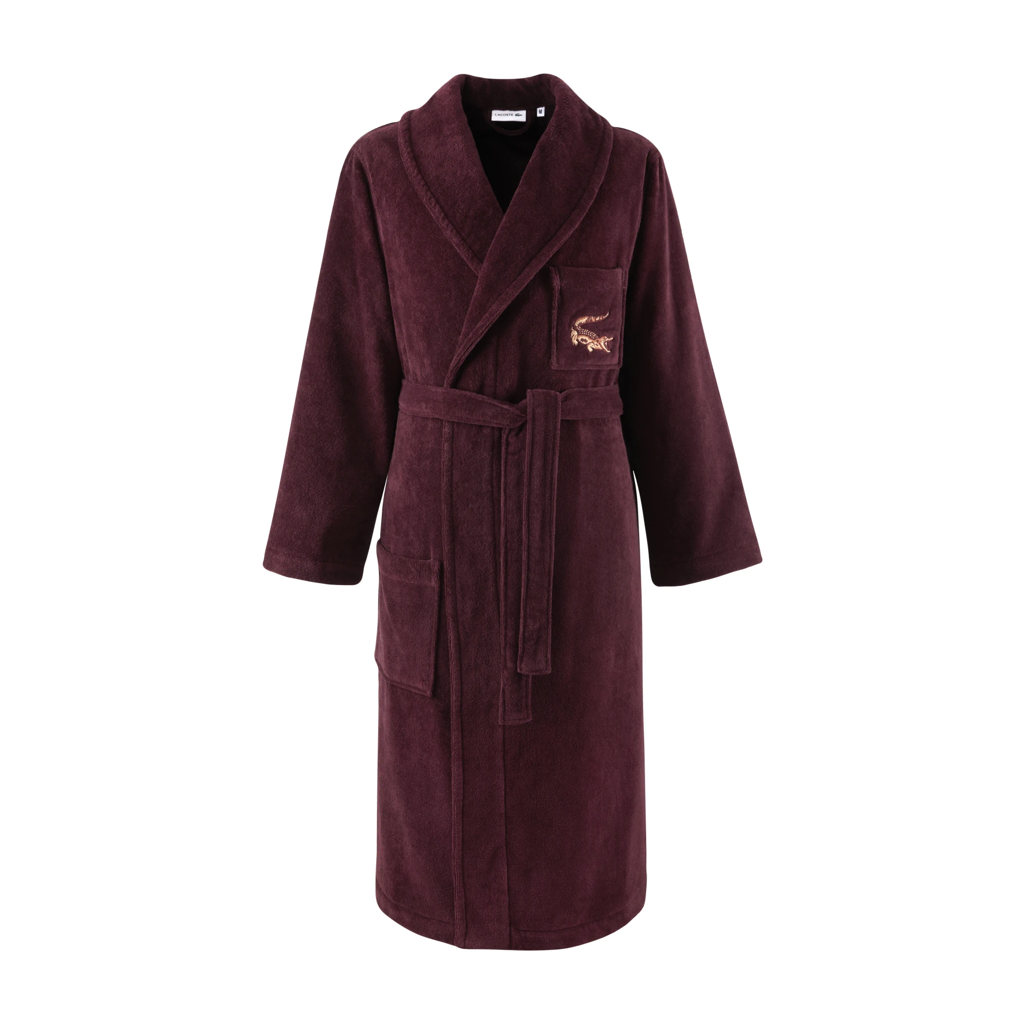 Lacoste Bademantel L RENE Bordeaux Produktbild Lacoste Bademantel L RENE Bordeaux