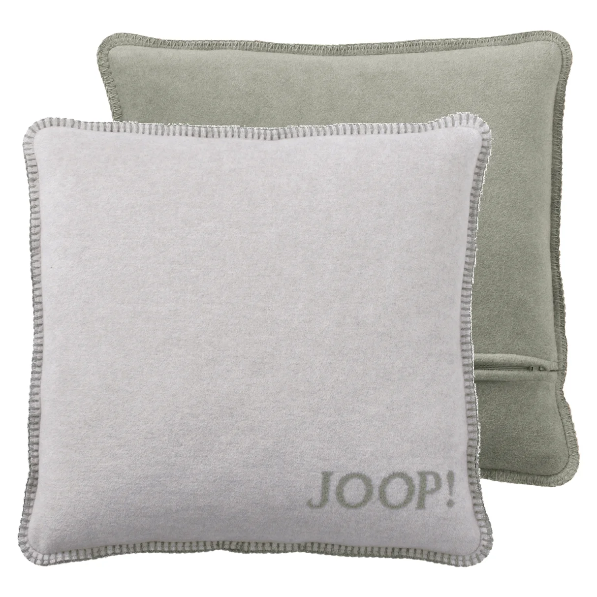 JOOP! Dekokissen UNI DOUBLEFACE Silber-Jade Produktbild JOOP! Dekokissen UNI DOUBLEFACE Silber-Jade