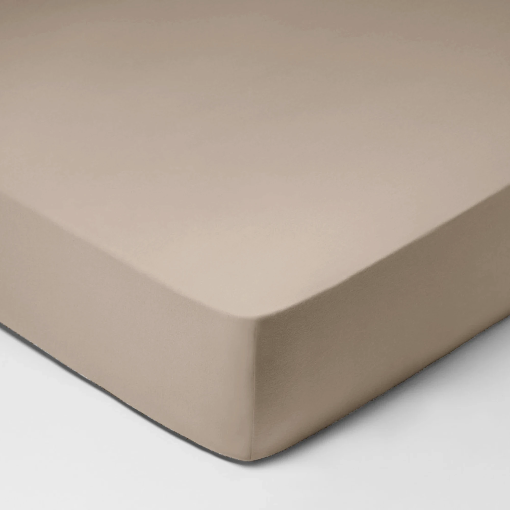 Schlossberg Spannbettlaken SATIN NOBLESSE UNI Marron