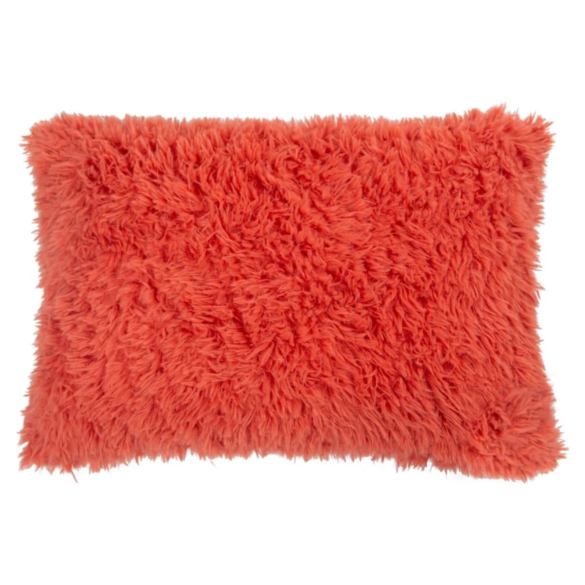 Zoeppritz Decorative Cushion REBORN Faux Fur Coral