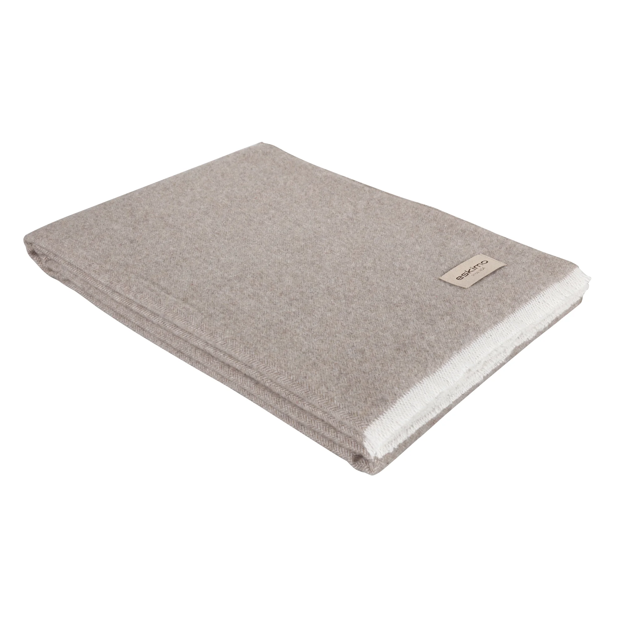 Eskimo Throw MONTREUX Cashmere-Merino Wool Fango product picture Eskimo Throw MONTREUX Cashmere-Merino Wool Fango