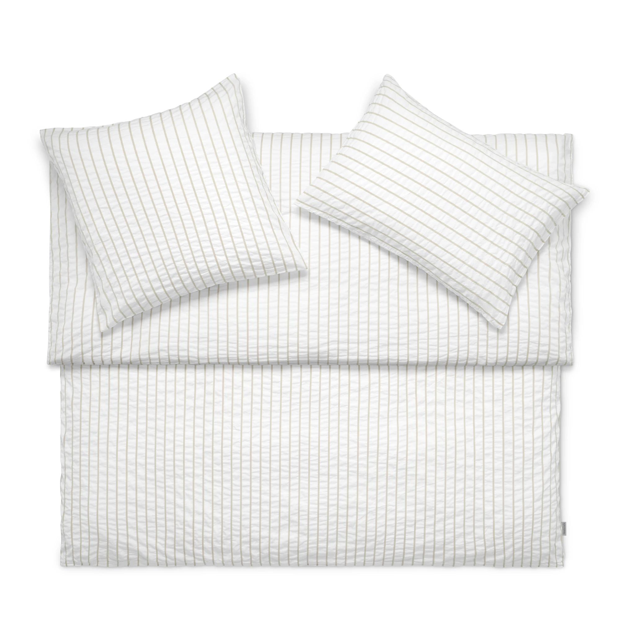Schlossberg Bettwäsche LENNY Seersucker Beige Produkt Schlossberg Bettwäsche LENNY Seersucker Beige
