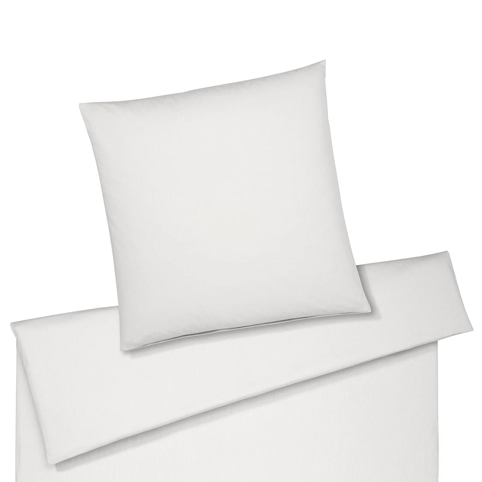 elegante Bettwäsche CORD Jersey Weiß
