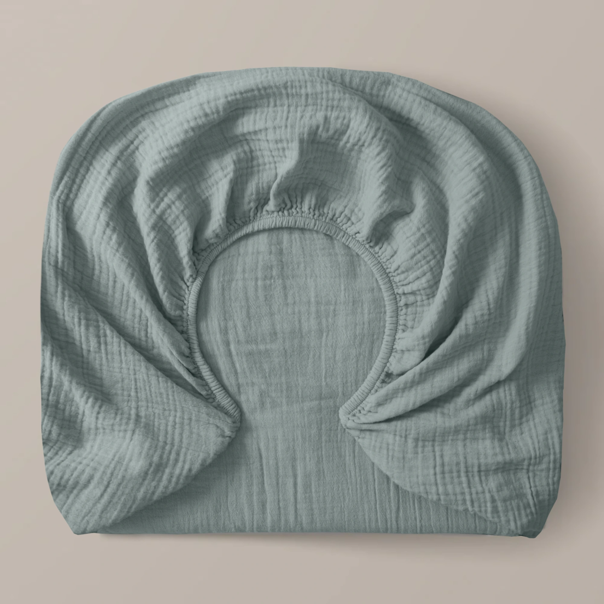 Royfort Spannbettlaken MUSSELIN Sanftgrün Produktbild Royfort Spannbettlaken MUSSELIN Sanftgrün