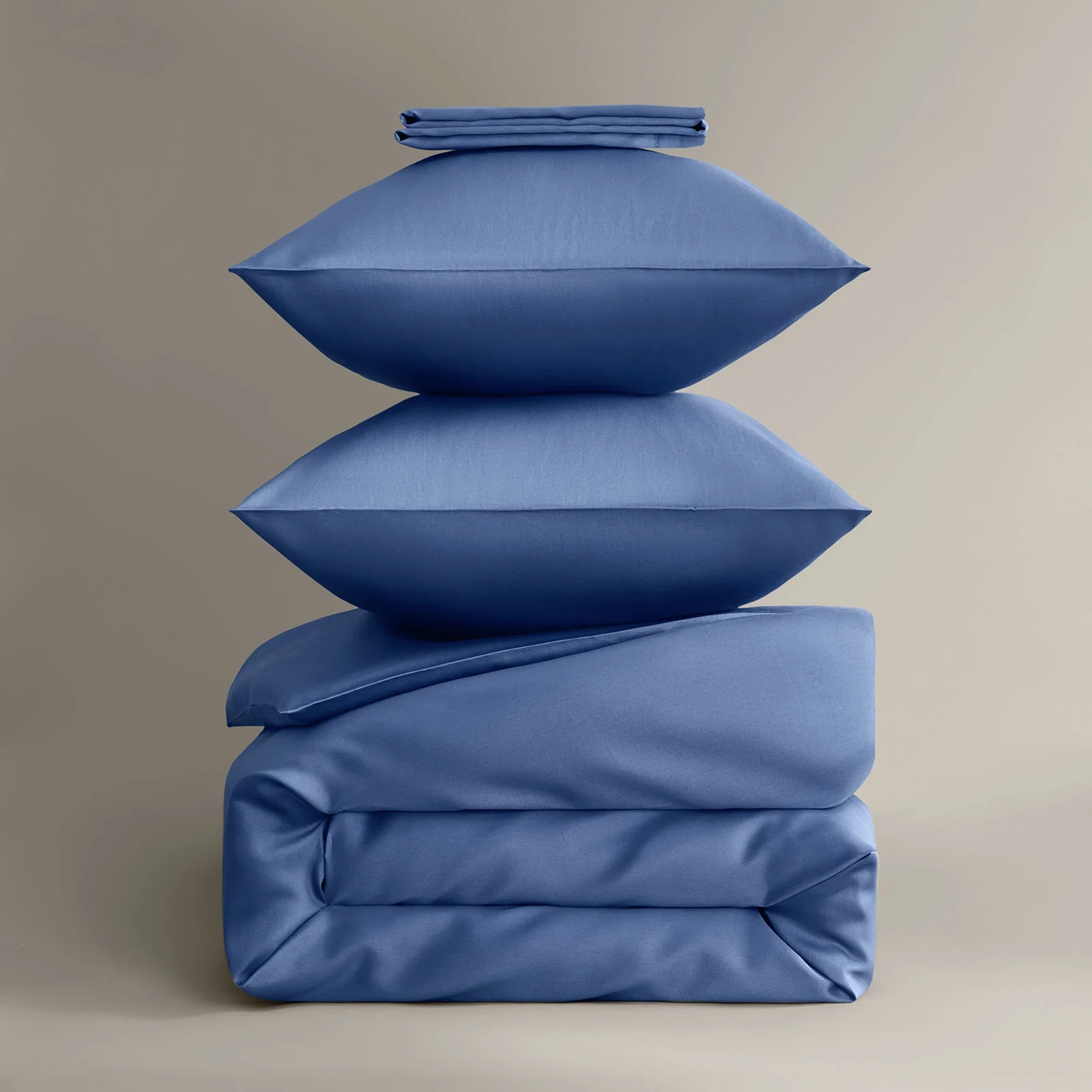 Royfort Bettwäsche SATIN Azurblau