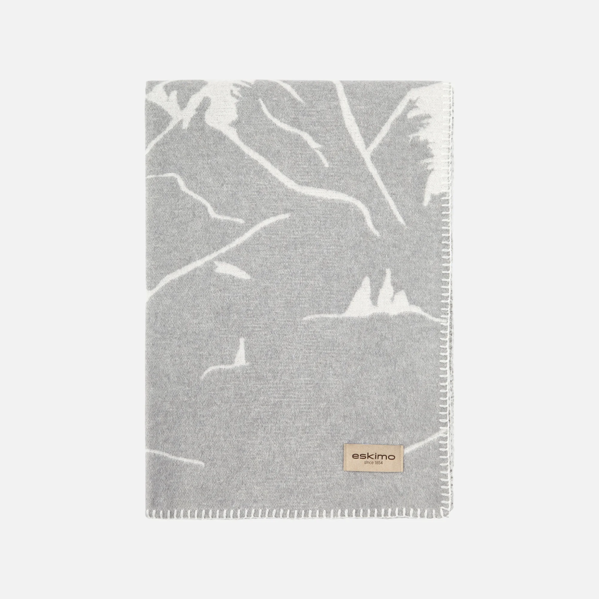 Eskimo Wohndecke ALBIS Baumwollmischung Grau Produkt Eskimo Wohndecke ALBIS Baumwollmischung Grau