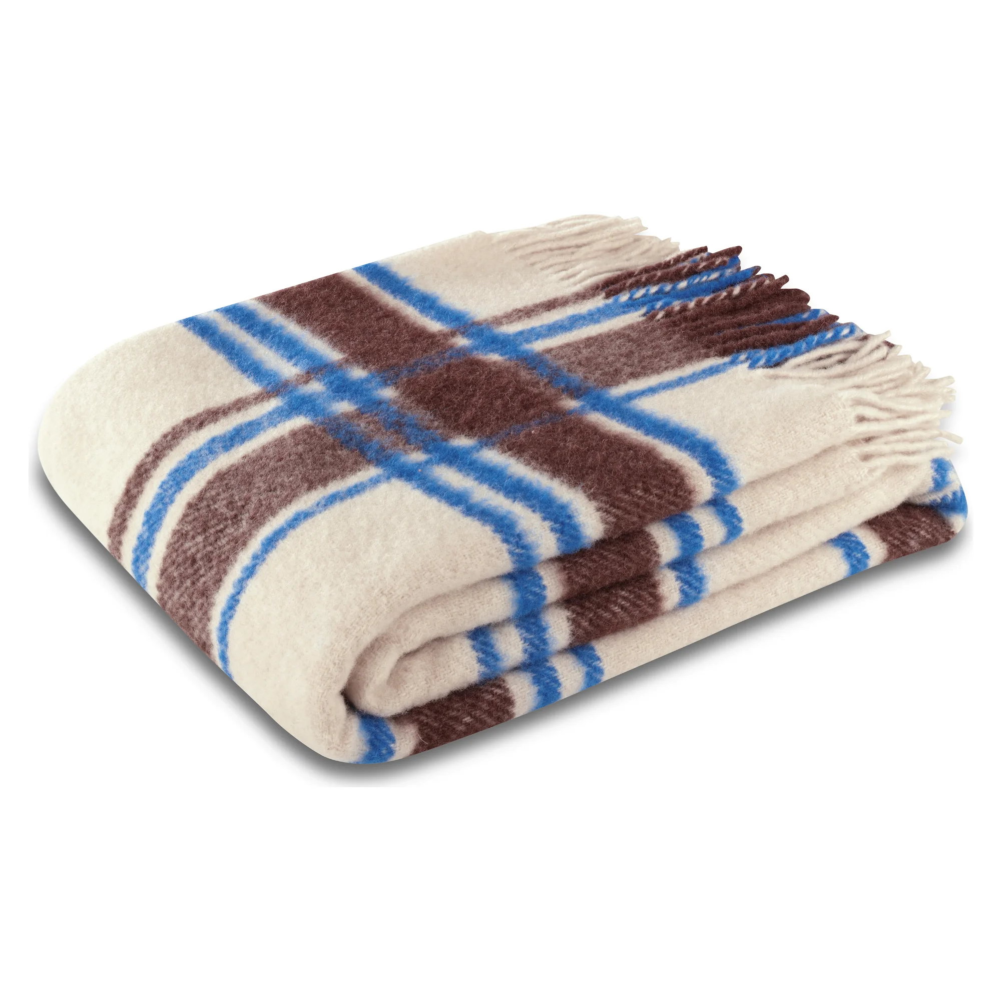 Biederlack Throw WOLLE ARCTIC CHECK