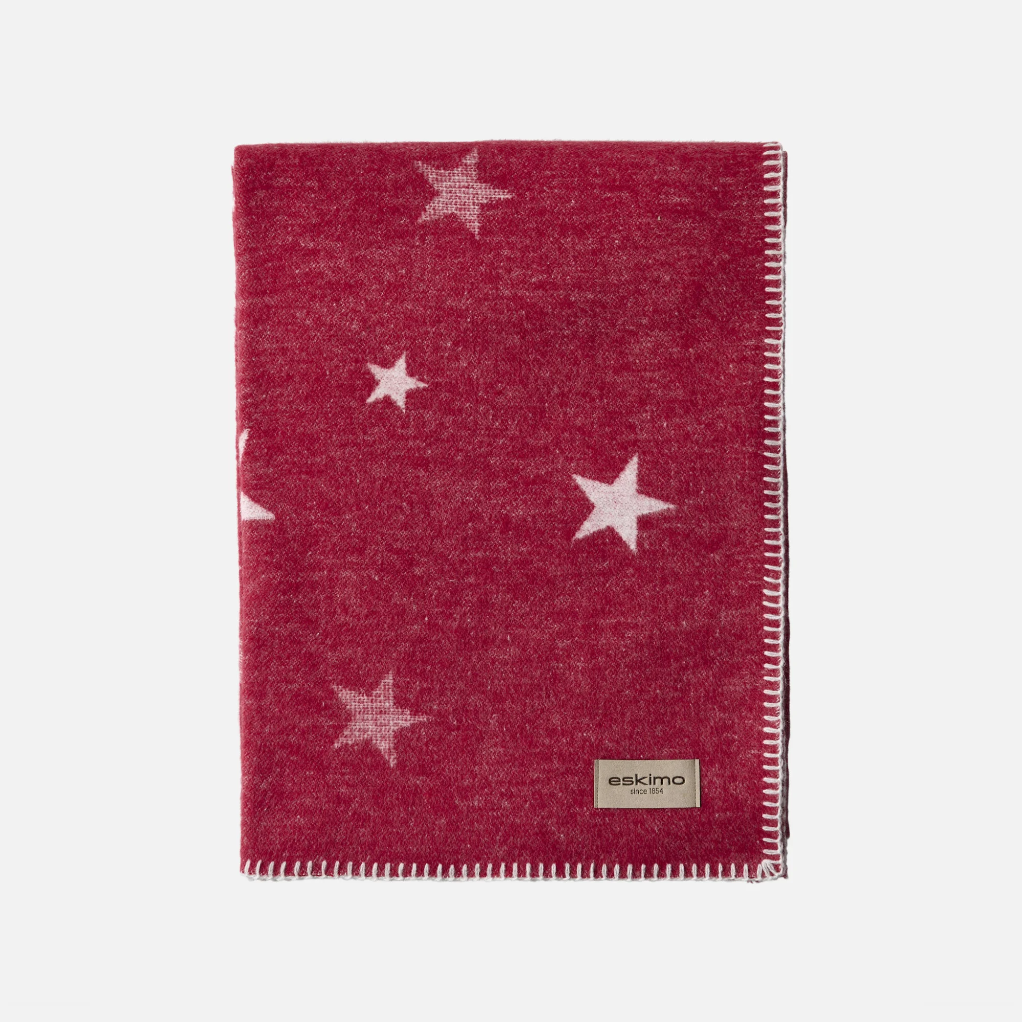 Eskimo Wohndecke ETOILE Baumwollmischung Rot Produkt Eskimo Wohndecke ETOILE Baumwollmischung Rot