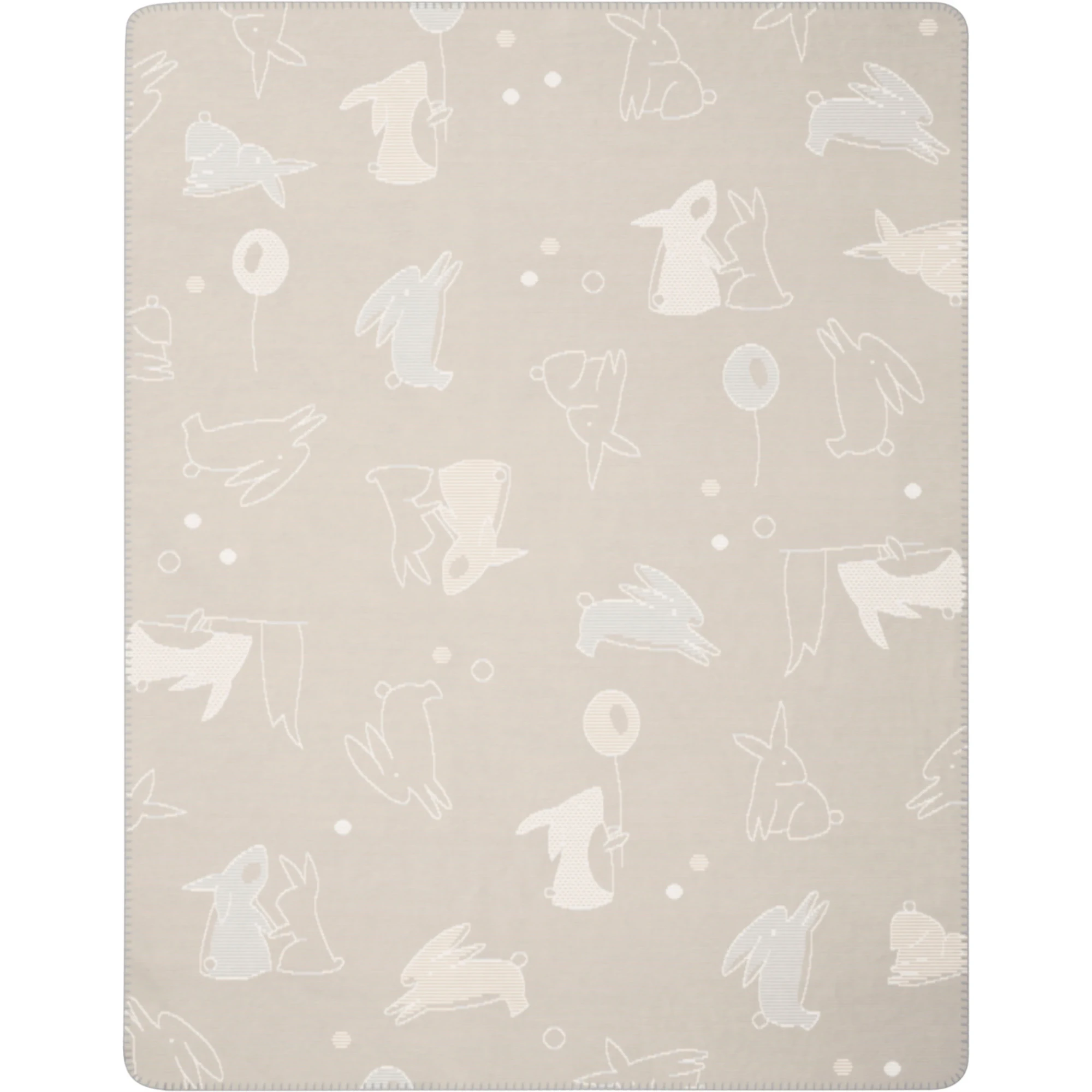 ◾Biederlack Children's Cuddle Blanket LITTLE RABBITS 1