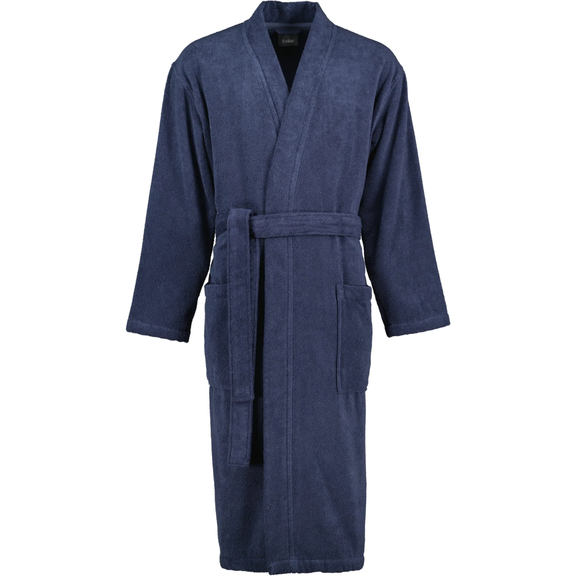 Cawö Bademantel Herren Kimono 828 Blau Produkt Cawö Bademantel Herren Kimono 828 Blau