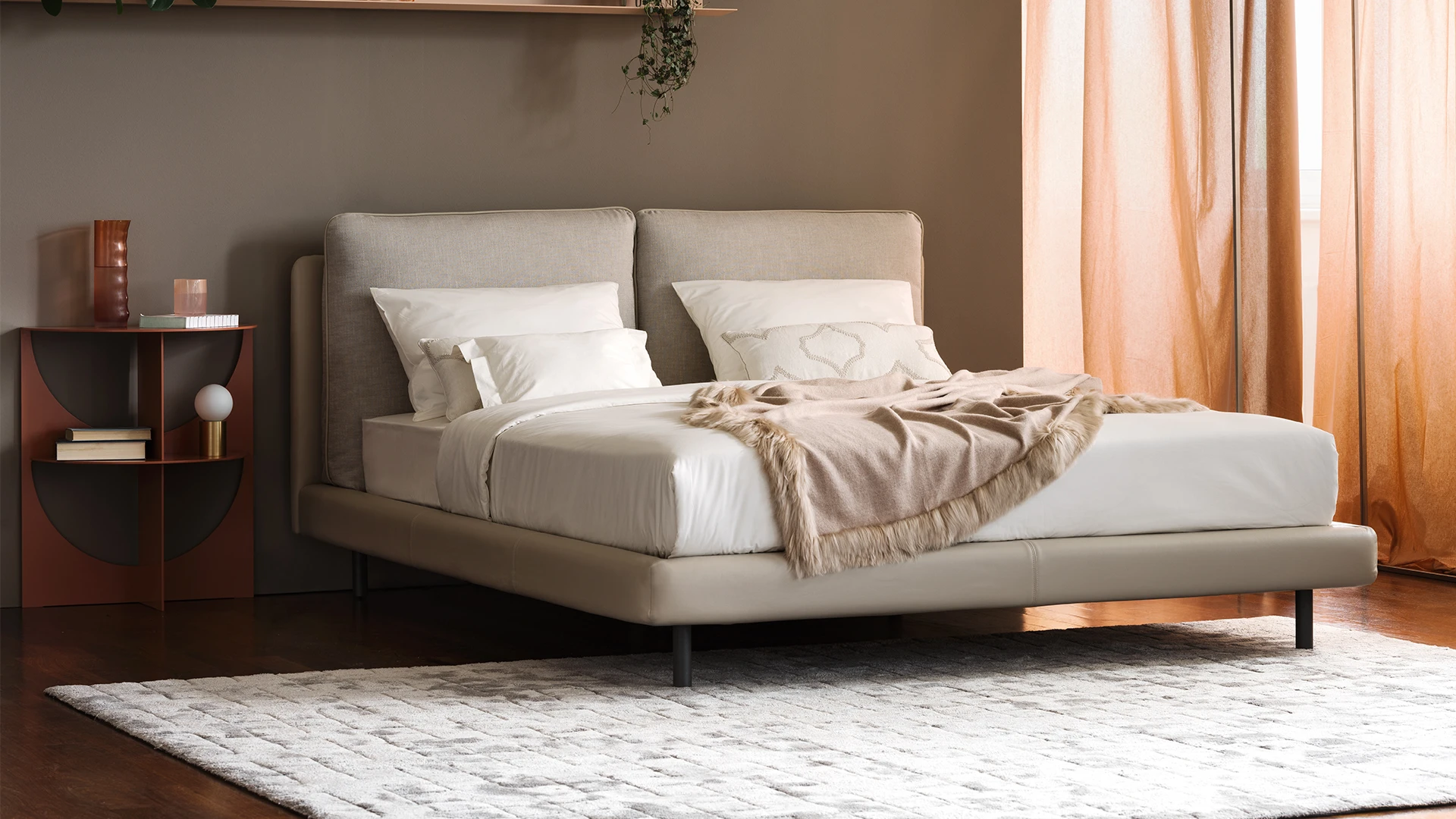 Luxusbetten Düsseldorf Luxusbetten im Düsseldorfer Bettenhaus – Schramm Boxspringbett im Schlafzimmer