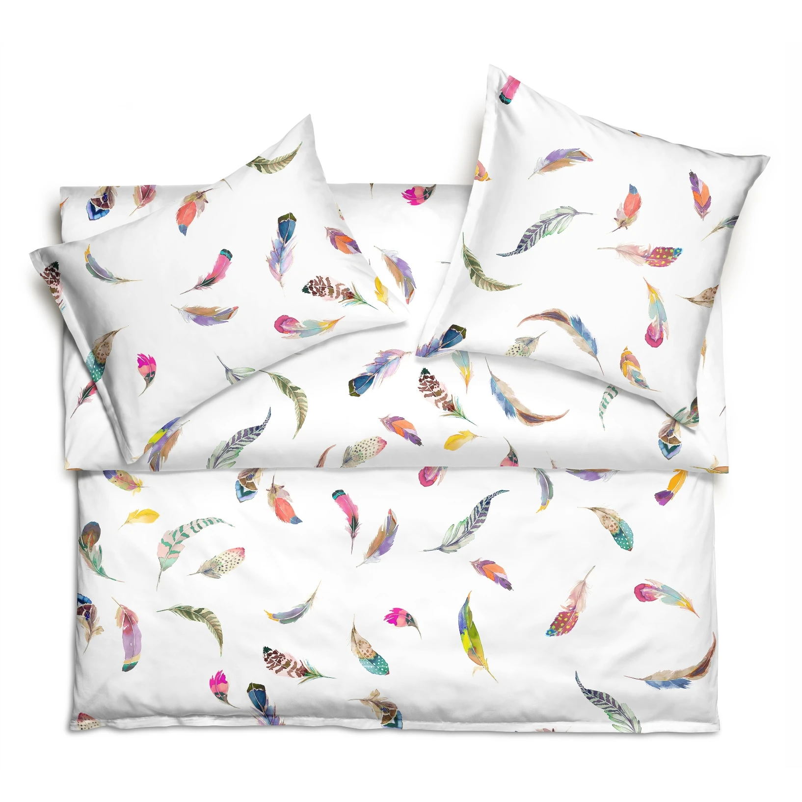 Zimmer + Rohde Bettwäsche BIRDS GALLERY Satin Blanc Produkt Zimmer + Rohde Bettwäsche BIRDS GALLERY Satin Blanc
