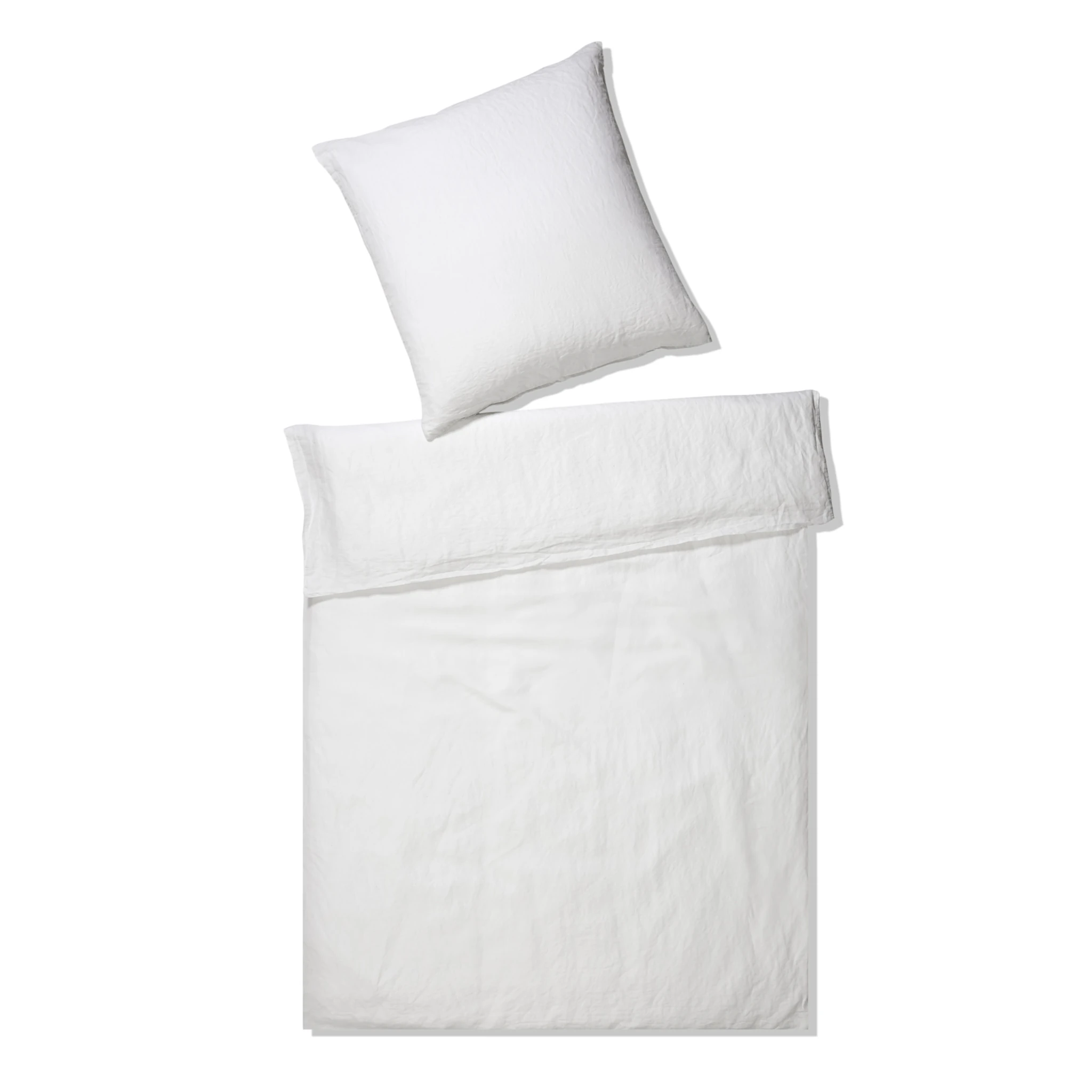 elegante Bettwäsche PURE Leinen Weiß Produktbild elegante Bettwäsche PURE Leinen Weiß