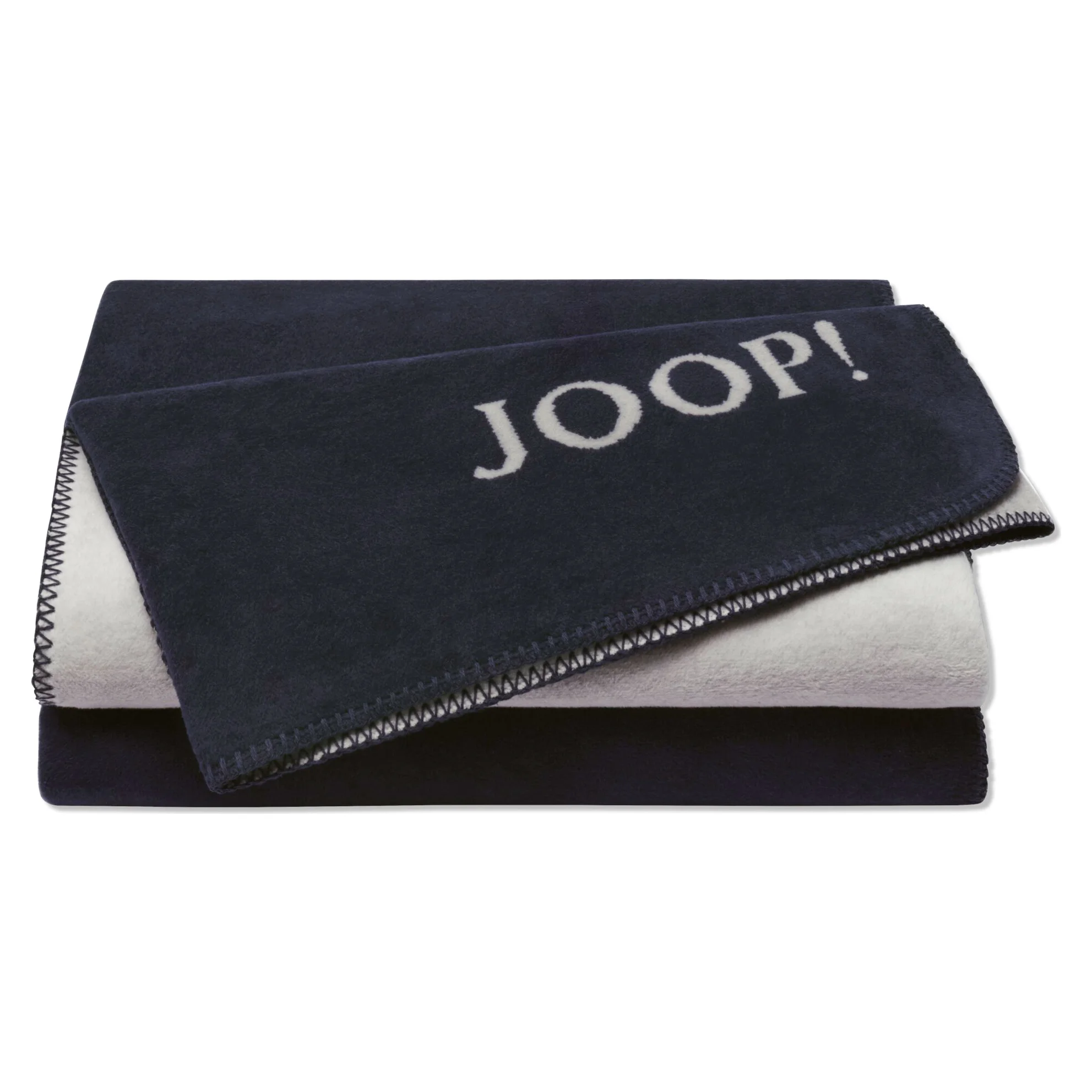 JOOP! Plaid UNI DOUBLEFACE Marine-Rauch Produktbild JOOP! Plaid UNI DOUBLEFACE Marine-Rauch