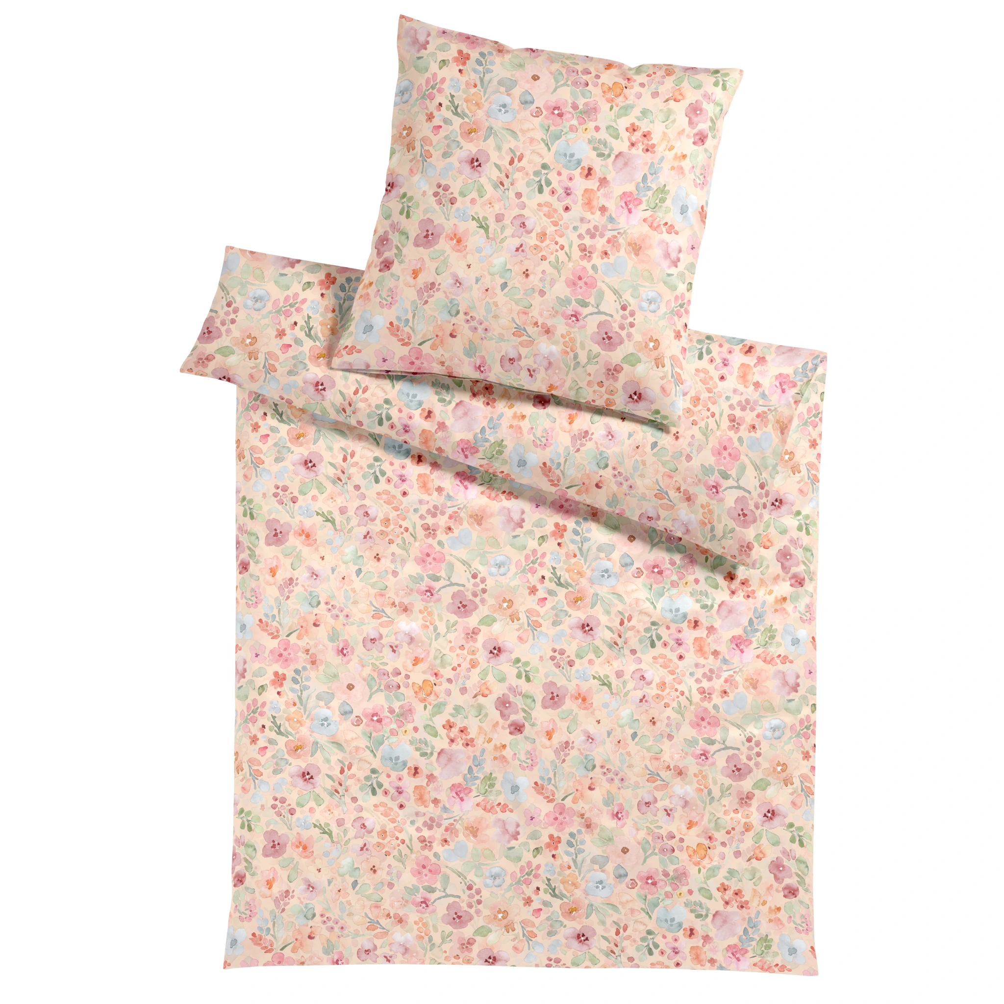 elegante Bettwäsche GENTLE Jersey Apricot Produktbild elegante Bettwäsche GENTLE Jersey Apricot